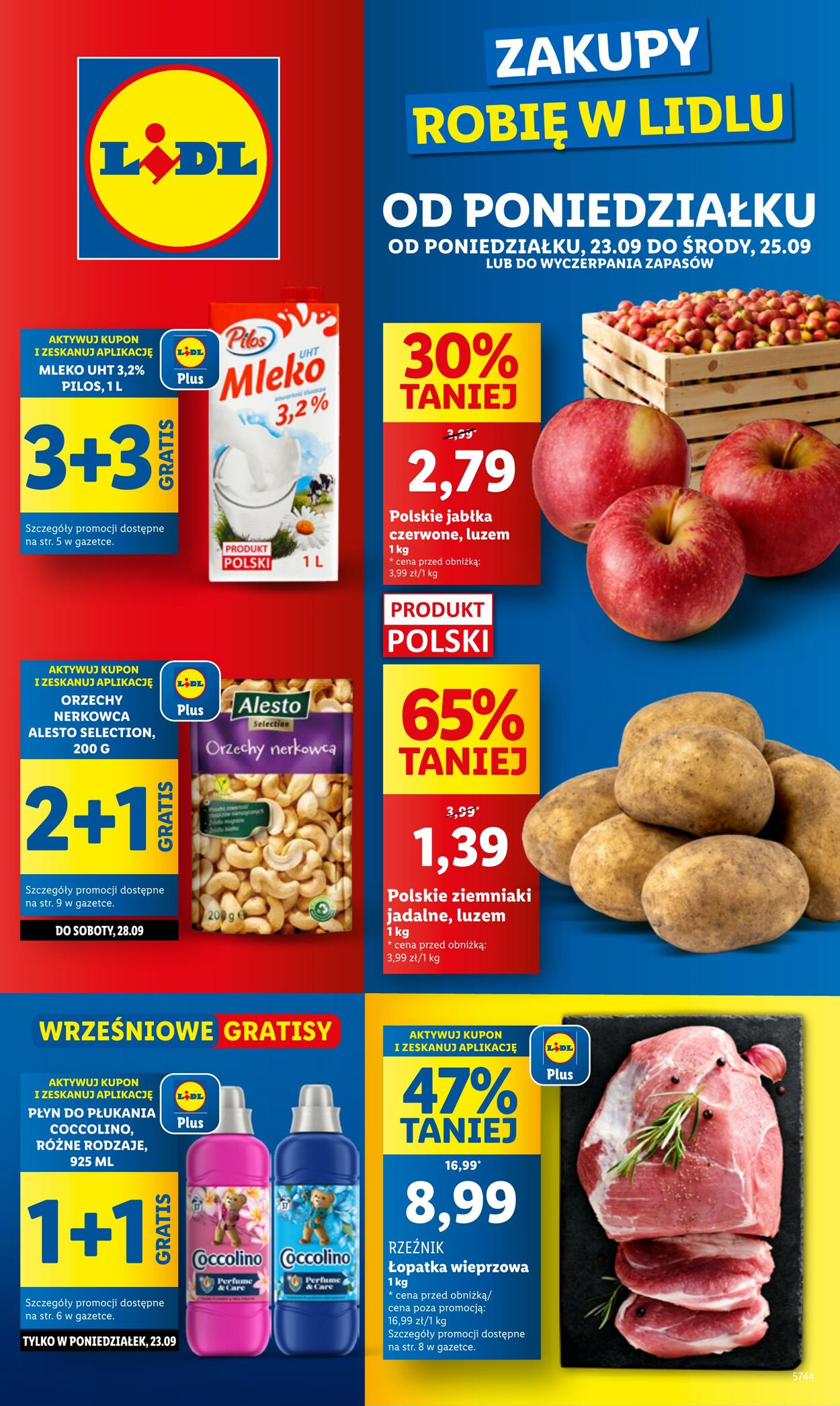 Gazetka Lidl - OFERTA WAŻNA OD 23.09 DO 25.09 23 wrz, 2024 - 25 wrz, 2024