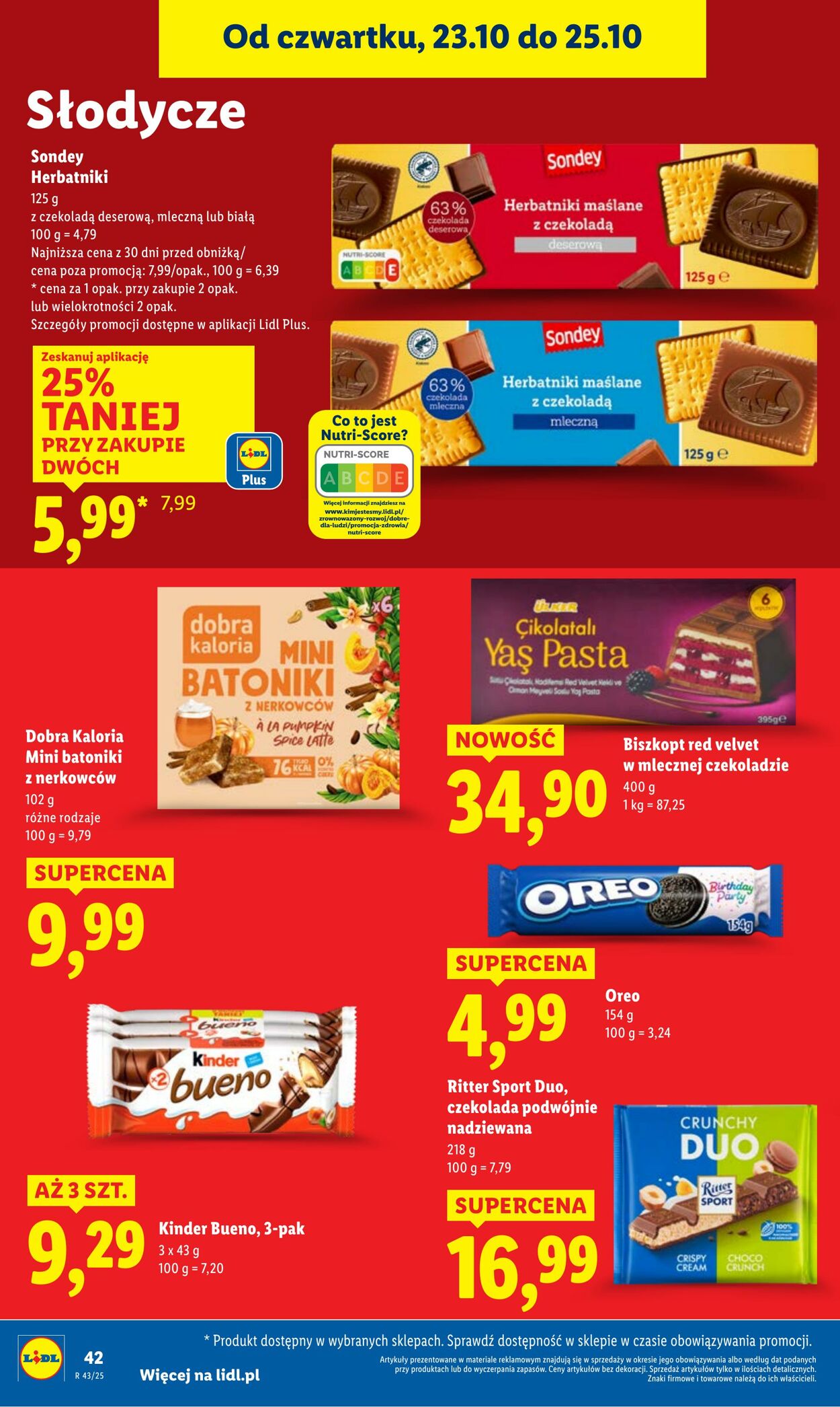 Gazetka Lidl 23.10.2025 - 25.10.2025