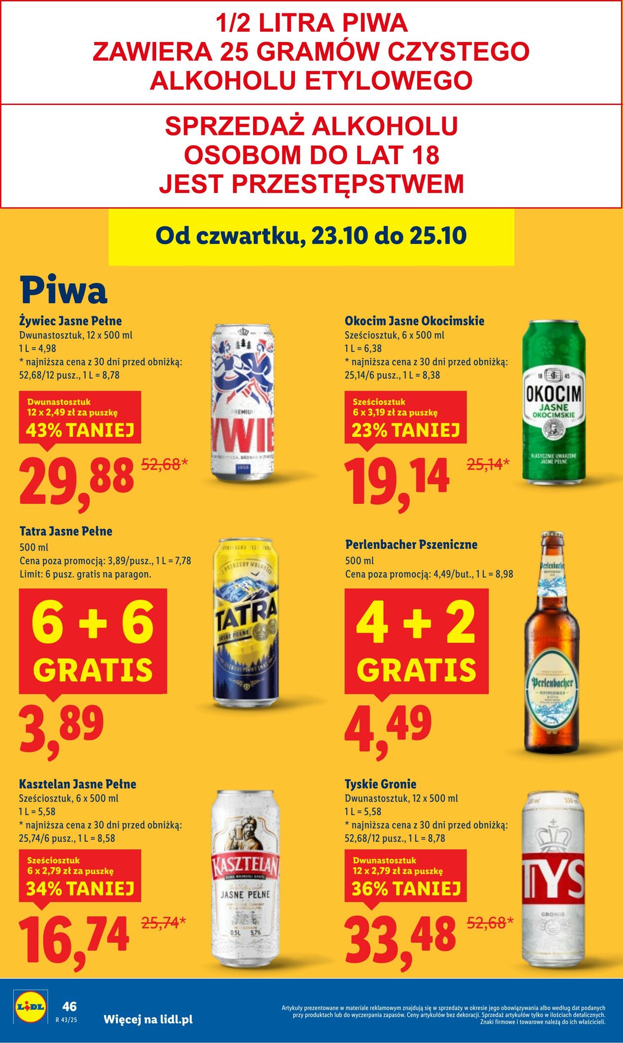 Gazetka Lidl 23.10.2025 - 25.10.2025