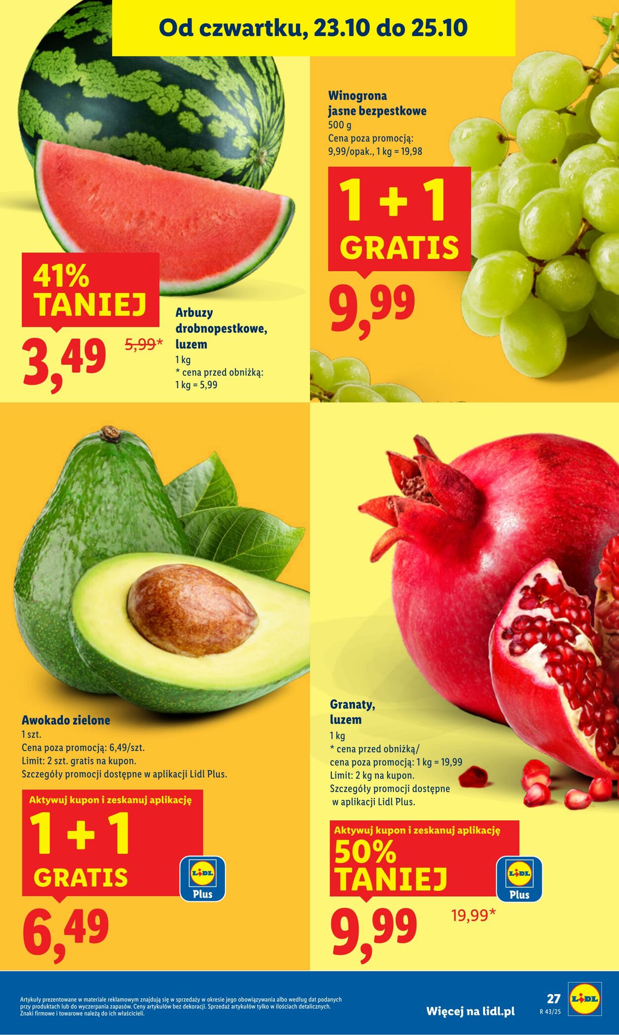 Gazetka Lidl 23.10.2025 - 25.10.2025