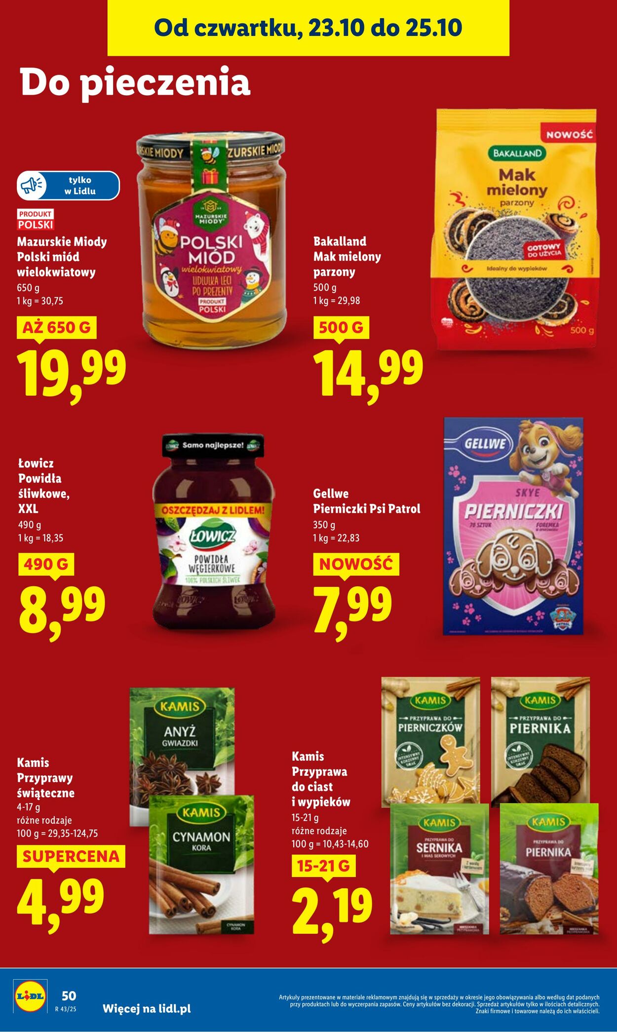 Gazetka Lidl 23.10.2025 - 25.10.2025