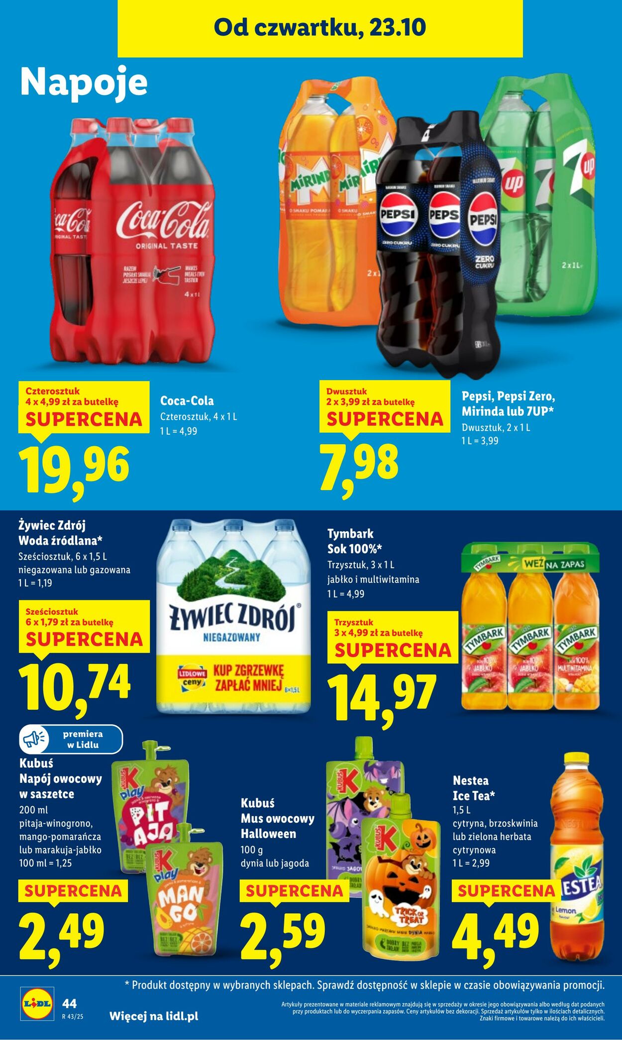 Gazetka Lidl 23.10.2025 - 25.10.2025