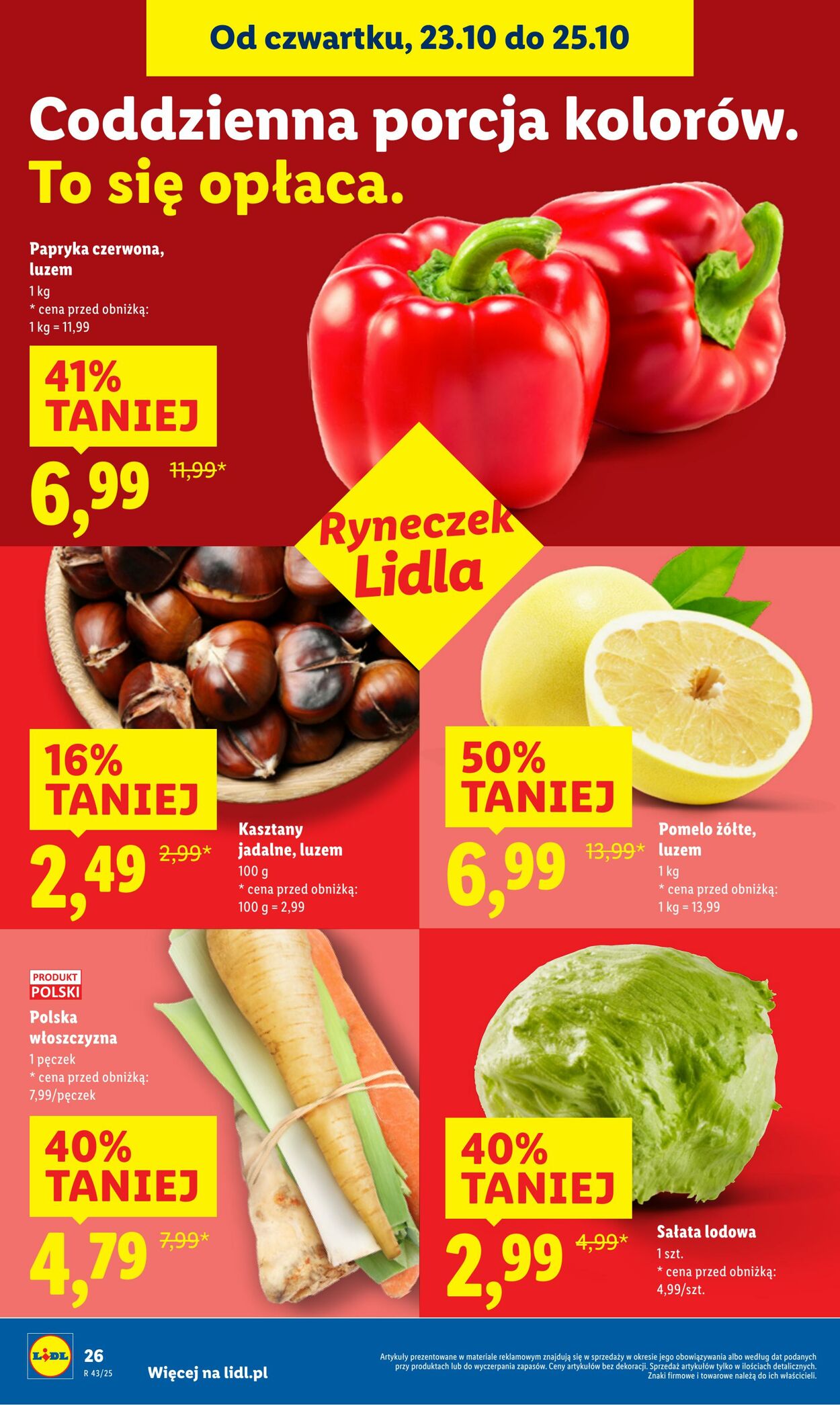 Gazetka Lidl 23.10.2025 - 25.10.2025