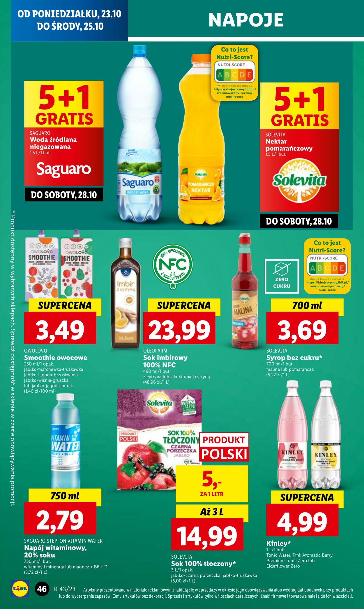 Gazetka Lidl 23.10.2023 - 25.10.2023