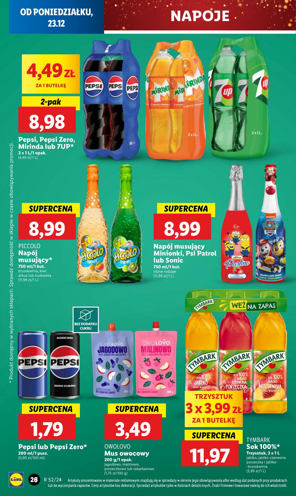 Gazetka Lidl 23.12.2024 - 24.12.2024