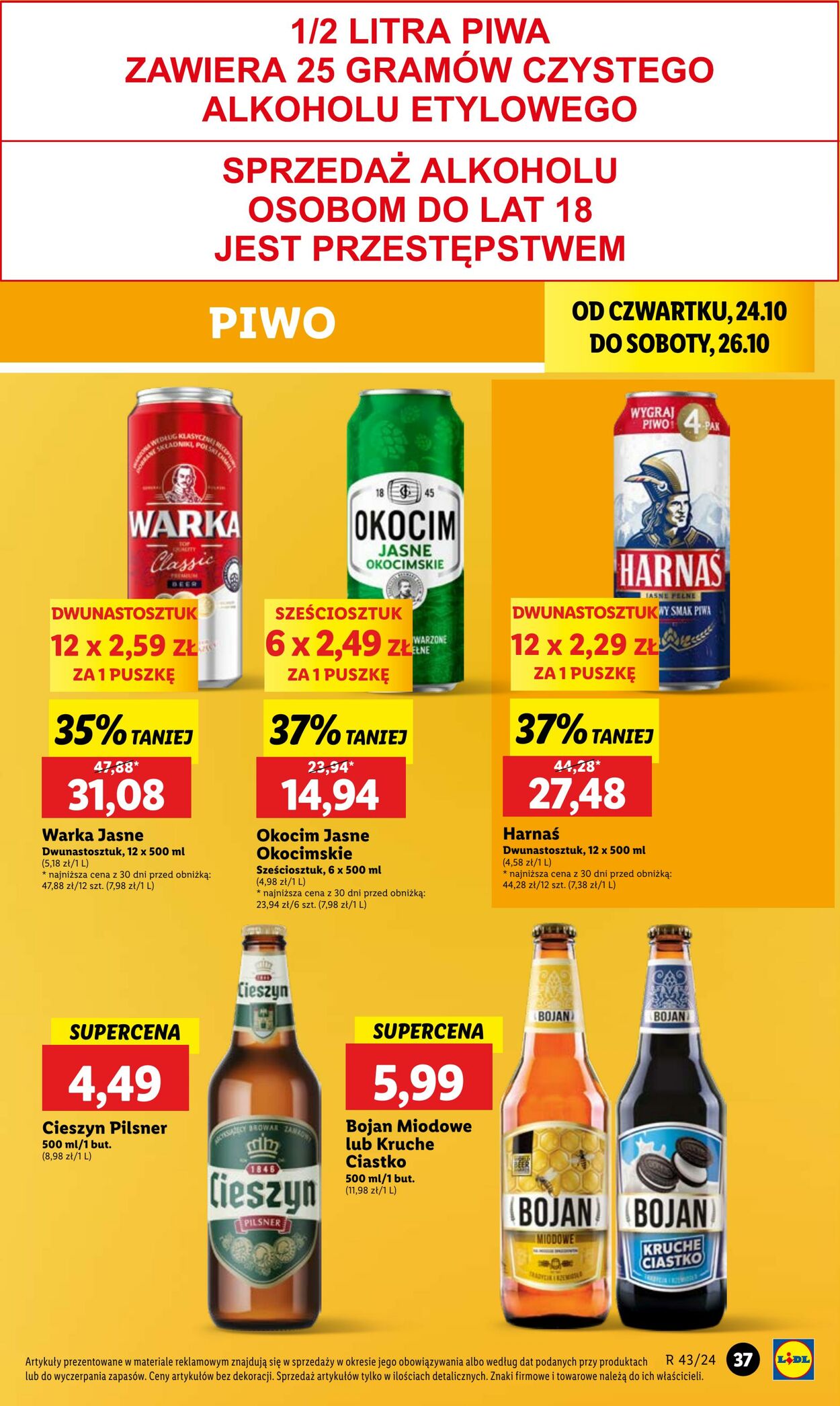 Gazetka Lidl 24.10.2024 - 26.10.2024