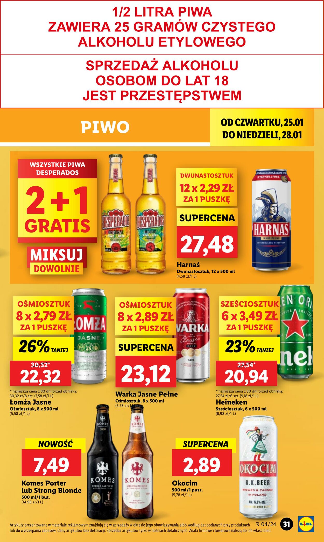 Gazetka Lidl 25.01.2024 - 28.01.2024