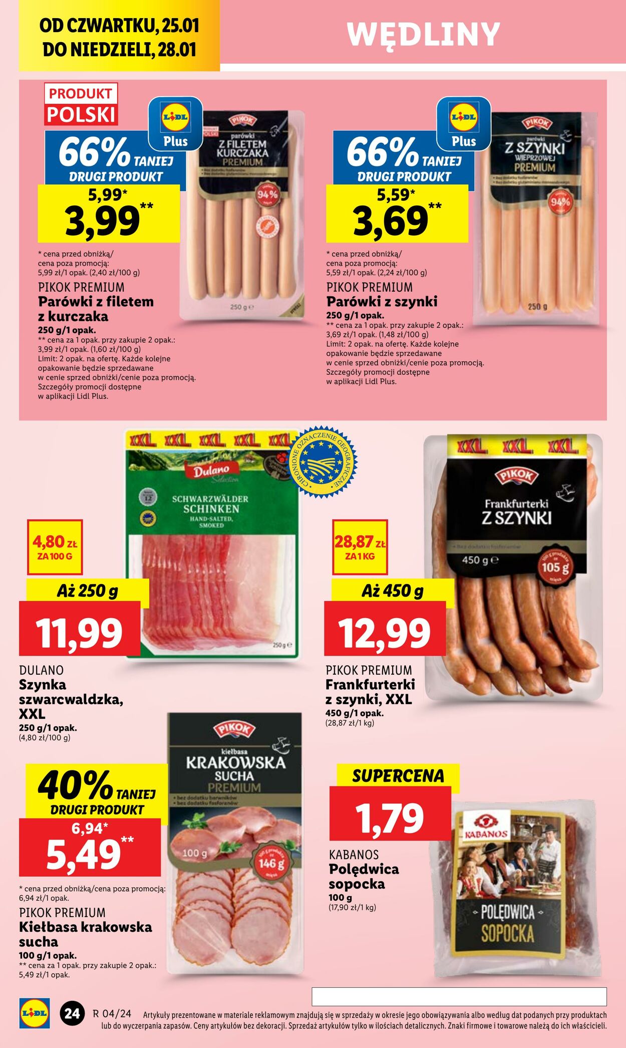 Lidl Gazetka Promocyjna Ważna od 25.01 do 28.01 Strona nr 24