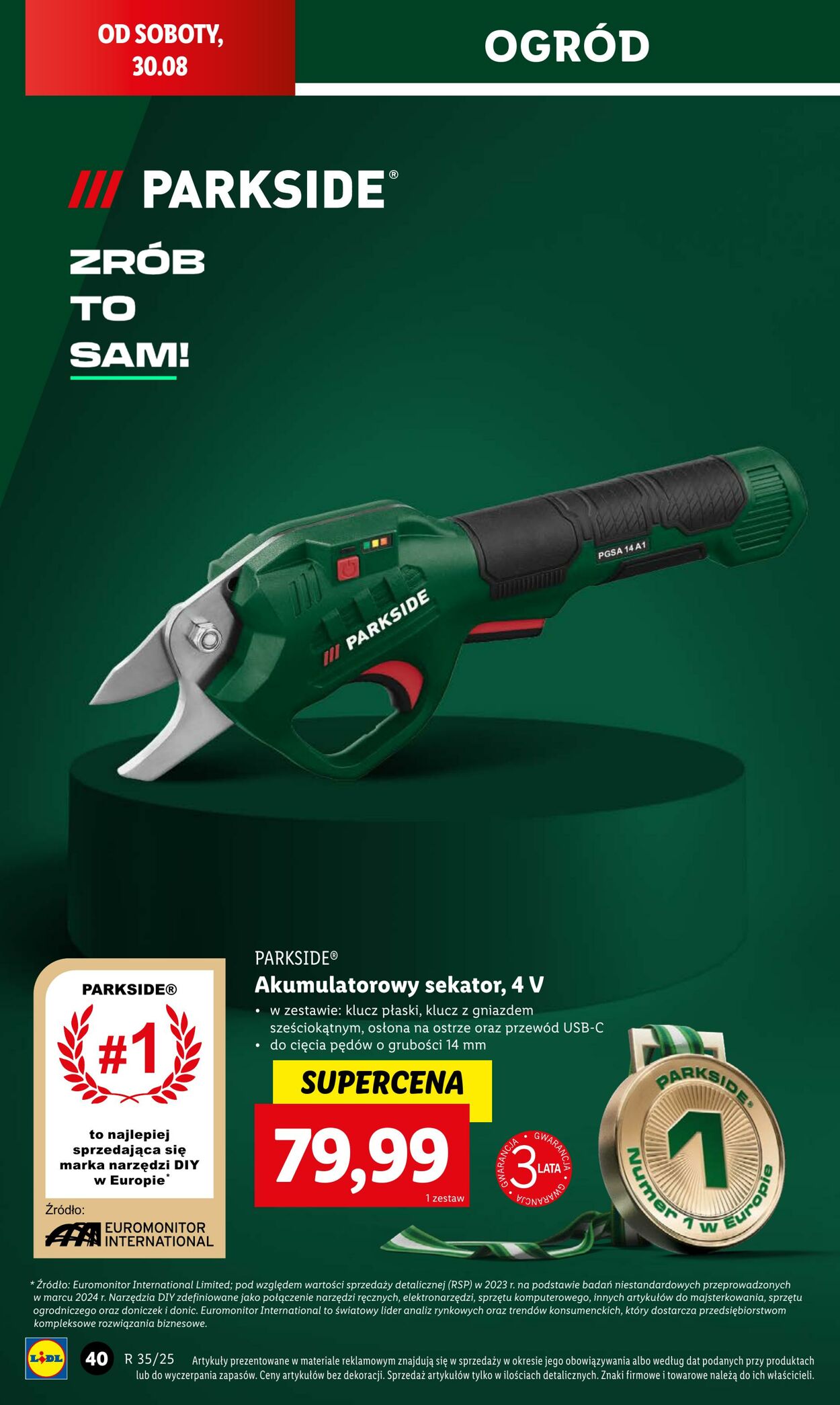Gazetka Lidl 25.08.2025 - 30.08.2025