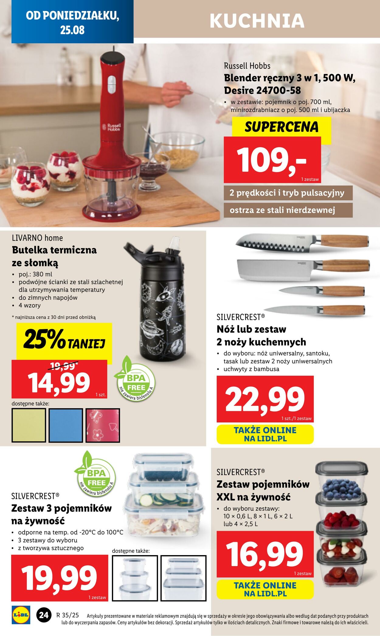 Gazetka Lidl 25.08.2025 - 30.08.2025