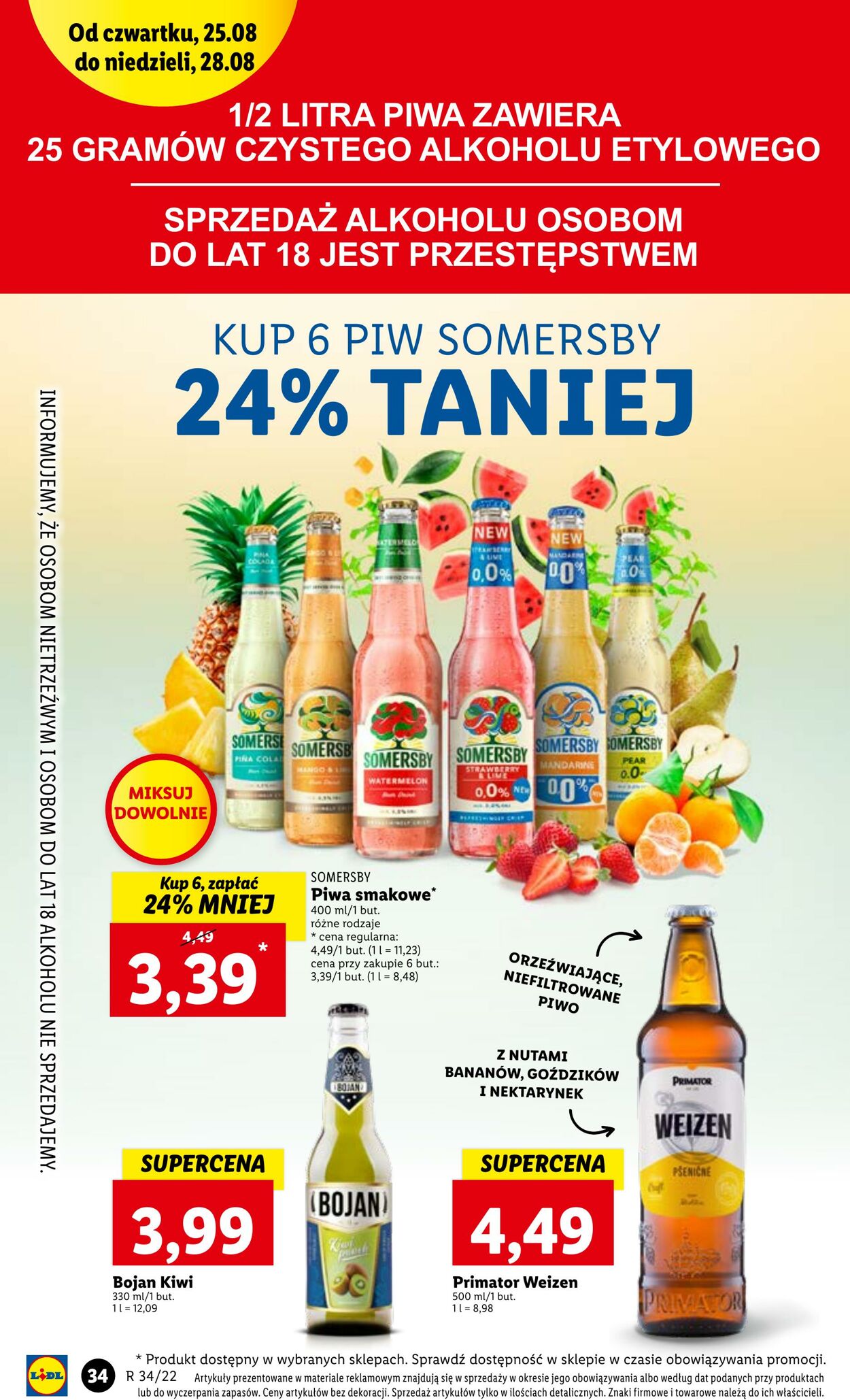 Gazetka Lidl 25.08.2022 - 28.08.2022