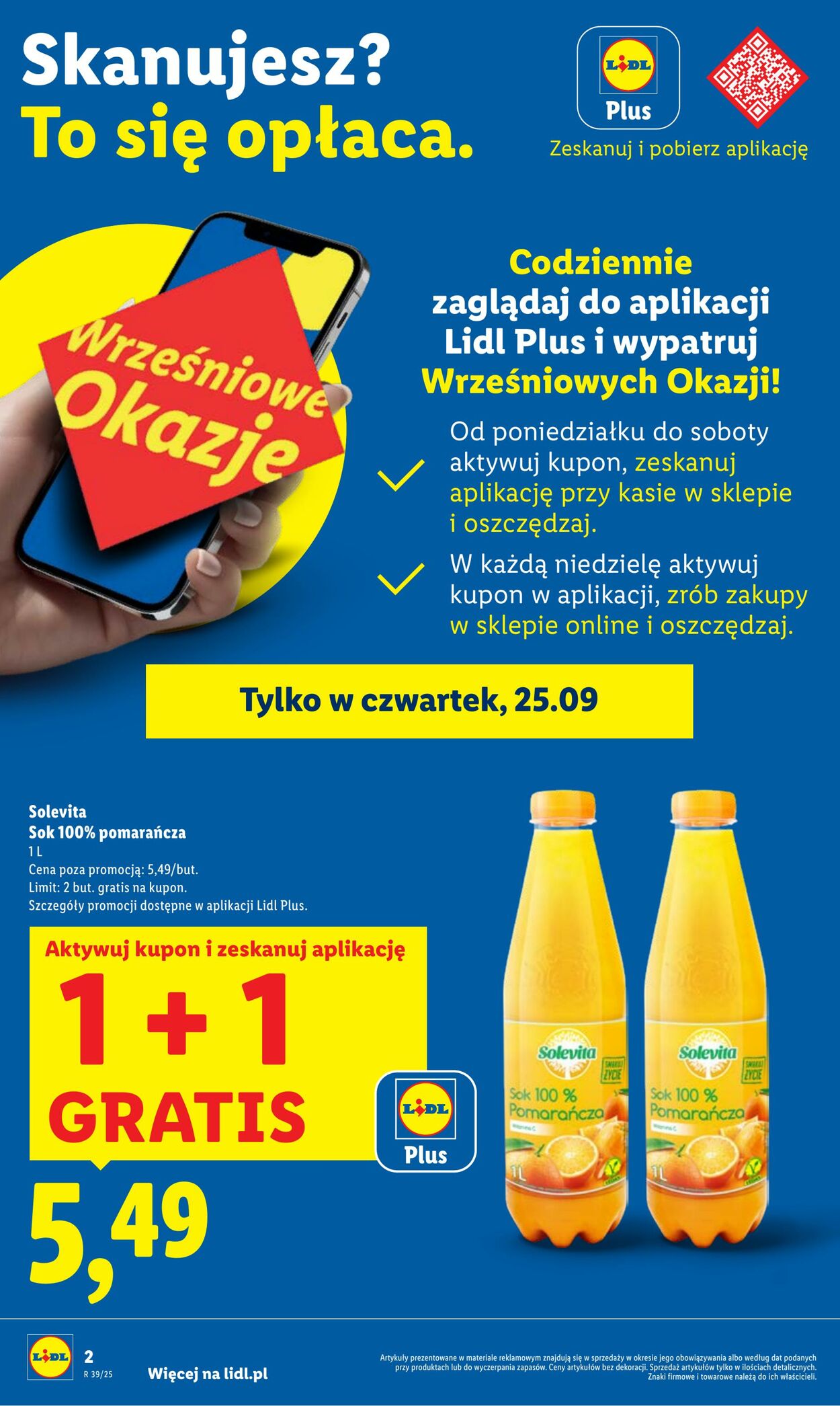 Gazetka Lidl 25.09.2025 - 27.09.2025