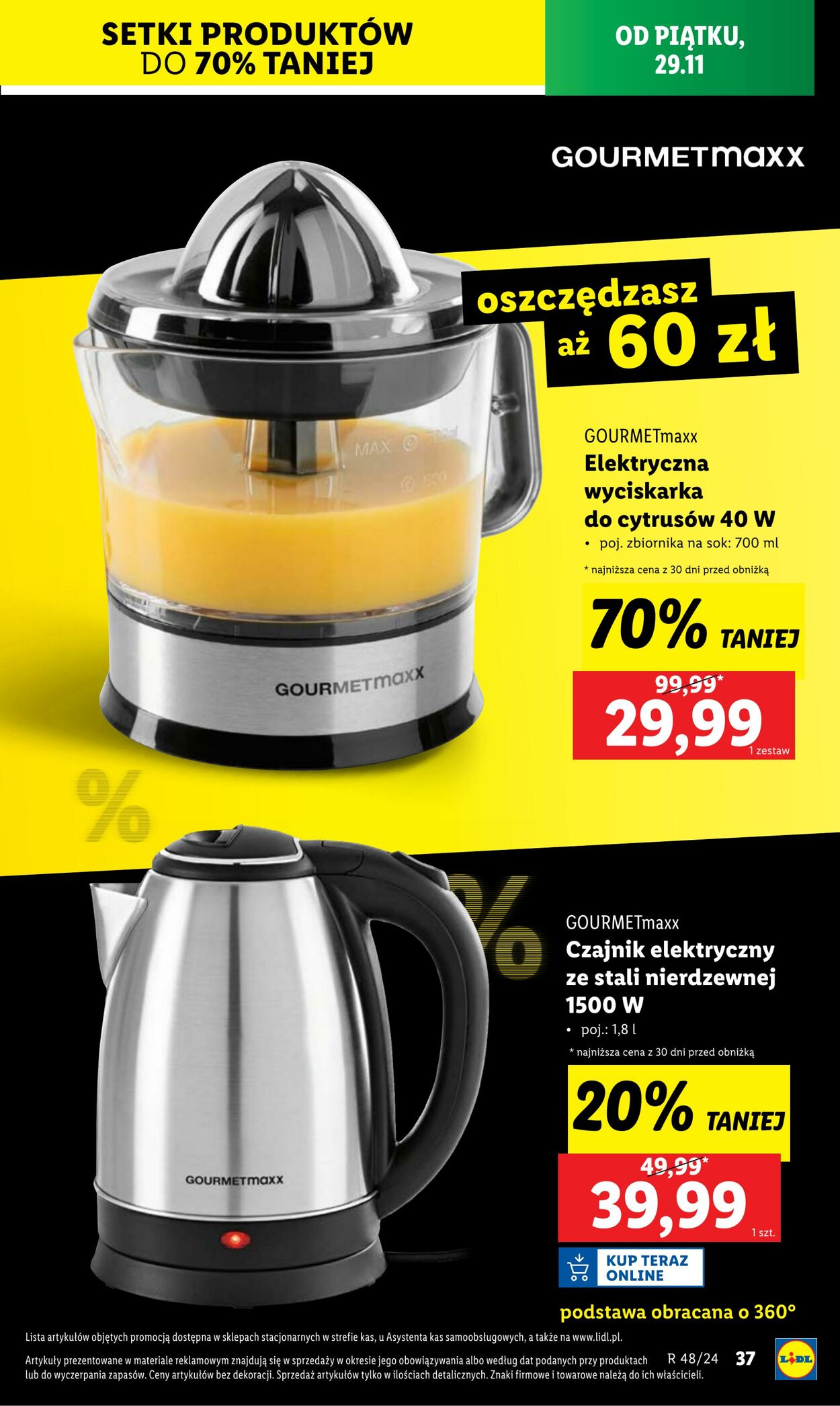 Gazetka Lidl 25.11.2024 - 30.11.2024