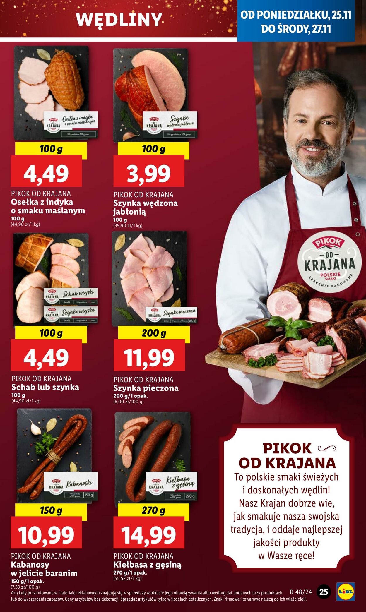 Gazetka Lidl 25.11.2024 - 27.11.2024