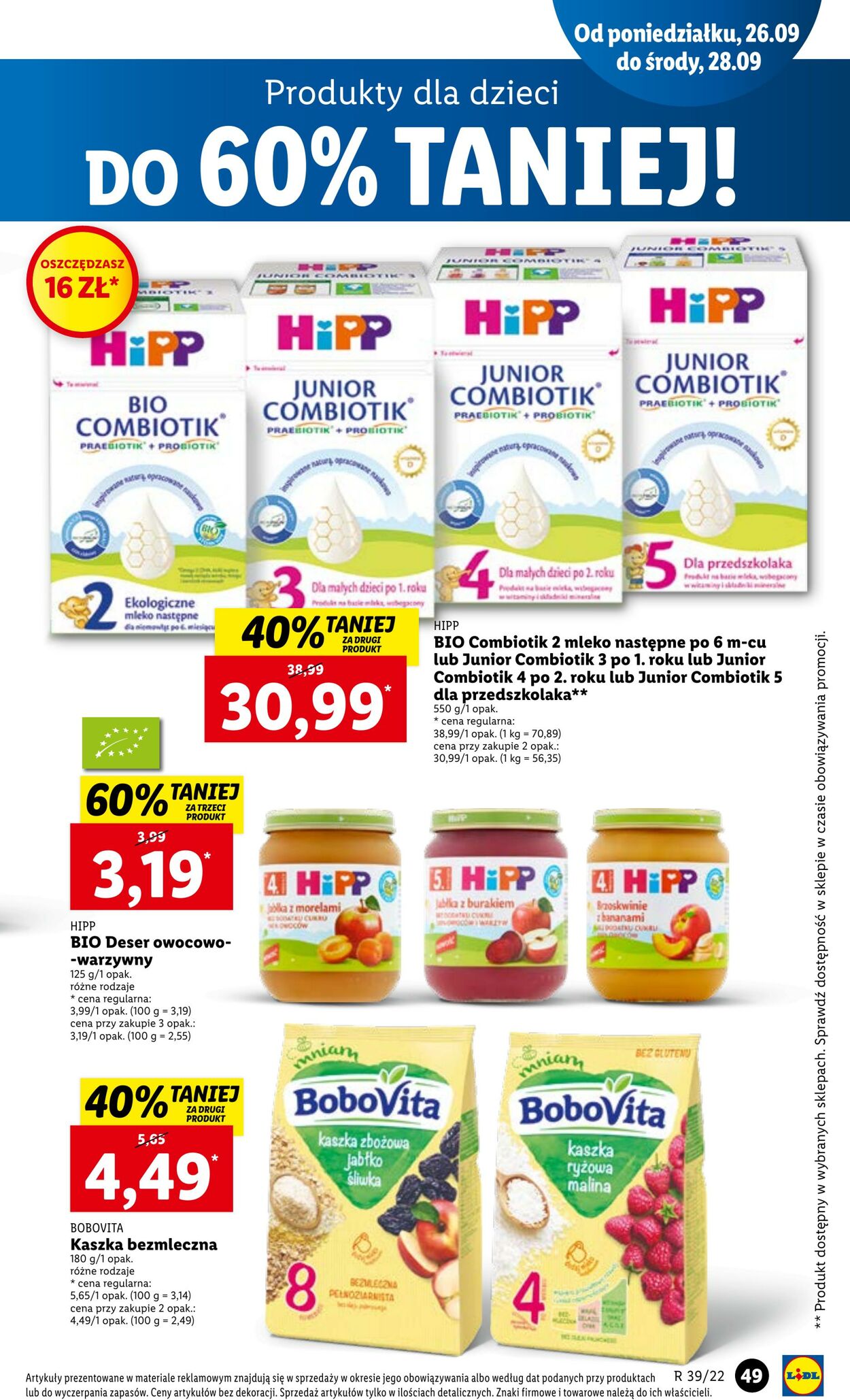 Gazetka Lidl 26.09.2022 - 28.09.2022