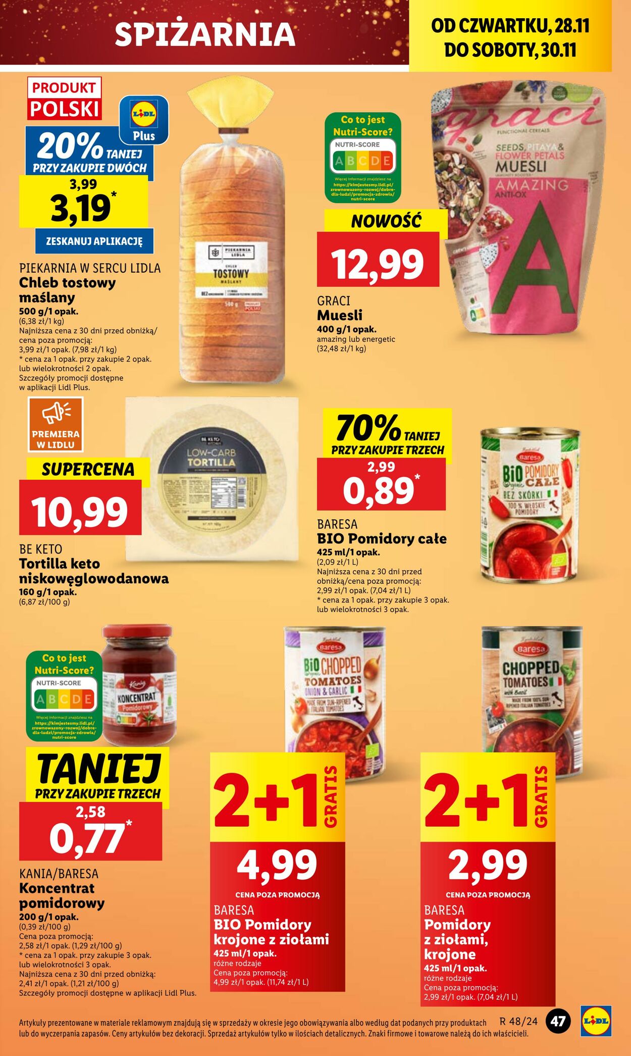 Gazetka Lidl 28.11.2024 - 30.11.2024