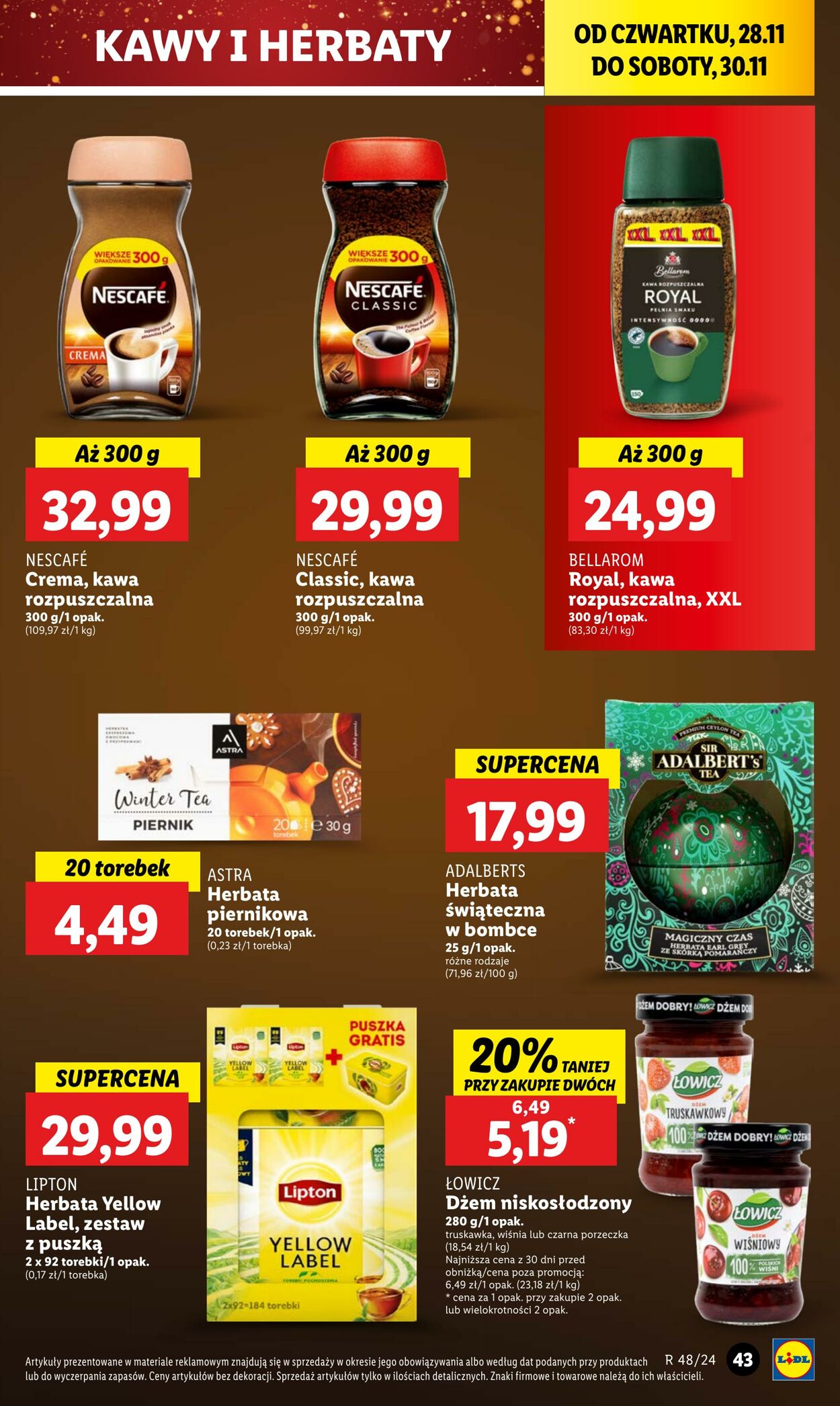 Gazetka Lidl 28.11.2024 - 30.11.2024