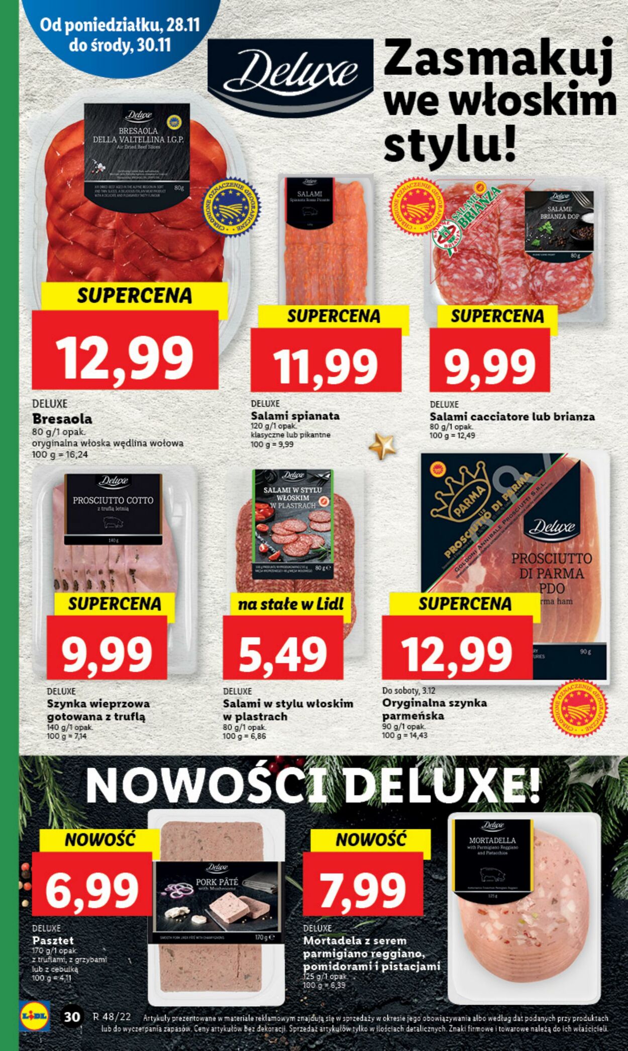 Gazetka Lidl 28.11.2022 - 30.11.2022