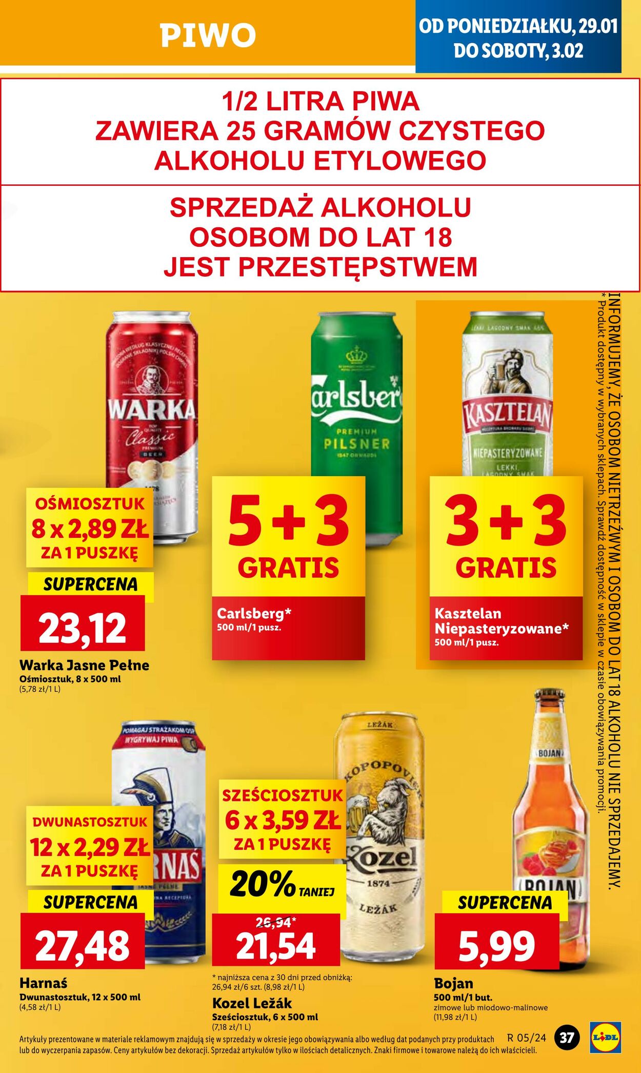 Gazetka Lidl 29.01.2024 - 31.01.2024