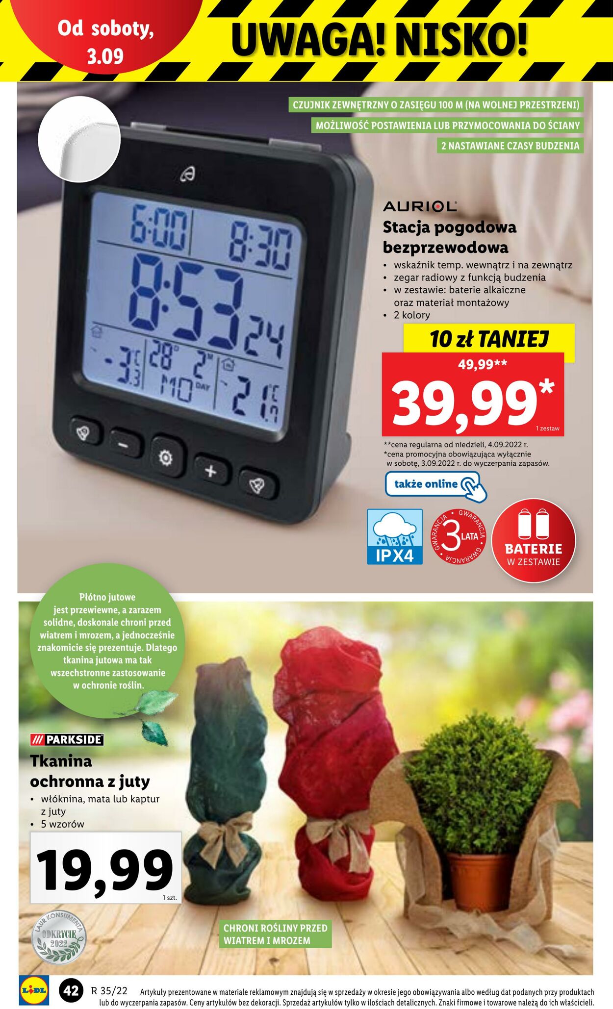 Gazetka Lidl 29.08.2022 - 03.09.2022