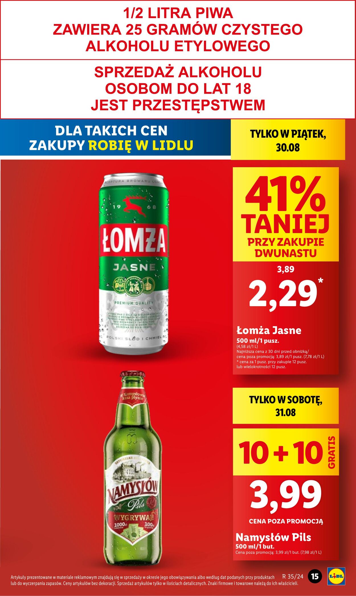 Gazetka Lidl 29.08.2024 - 31.08.2024