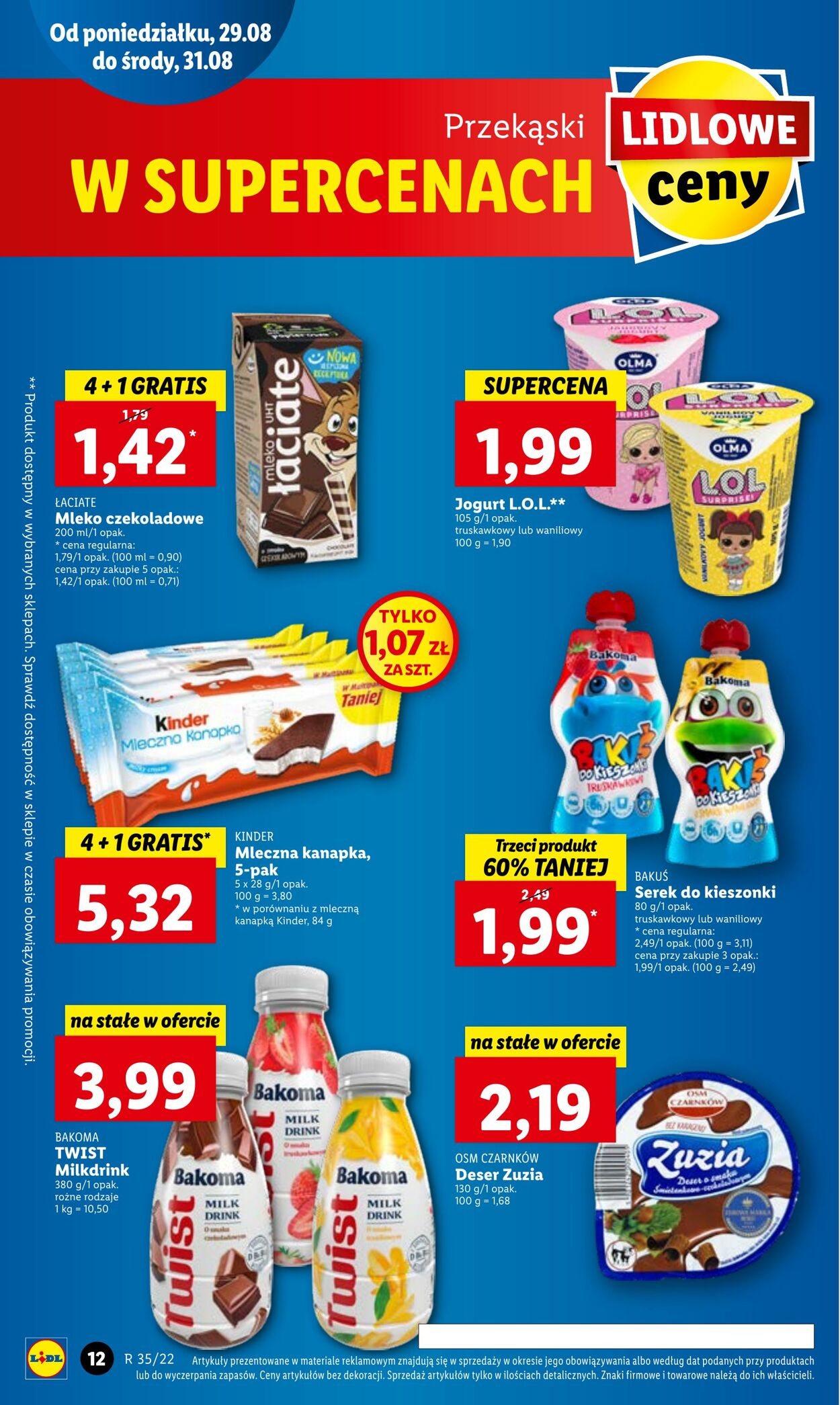 Gazetka Lidl 29.08.2022 - 31.08.2022