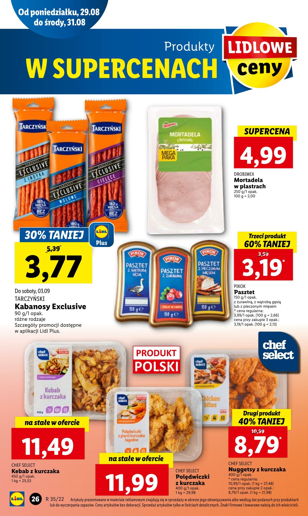 Gazetka Lidl 29.08.2022 - 31.08.2022