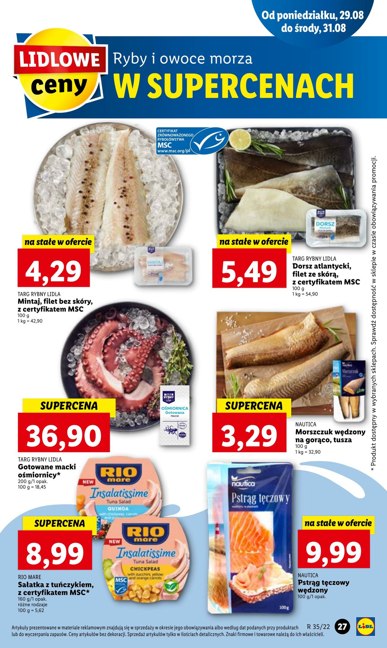 Gazetka Lidl 29.08.2022 - 31.08.2022