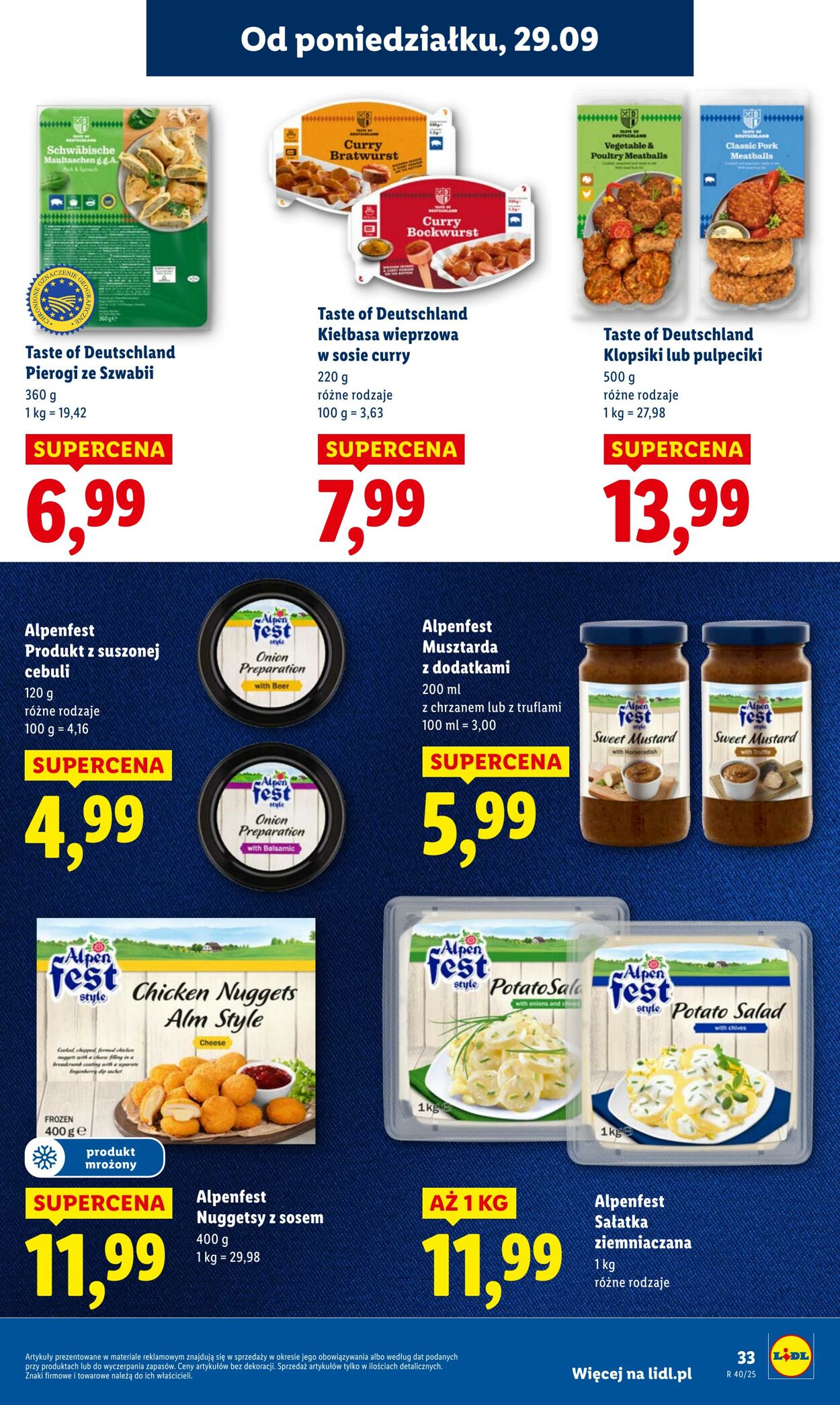 Gazetka Lidl 29.09.2025 - 01.10.2025