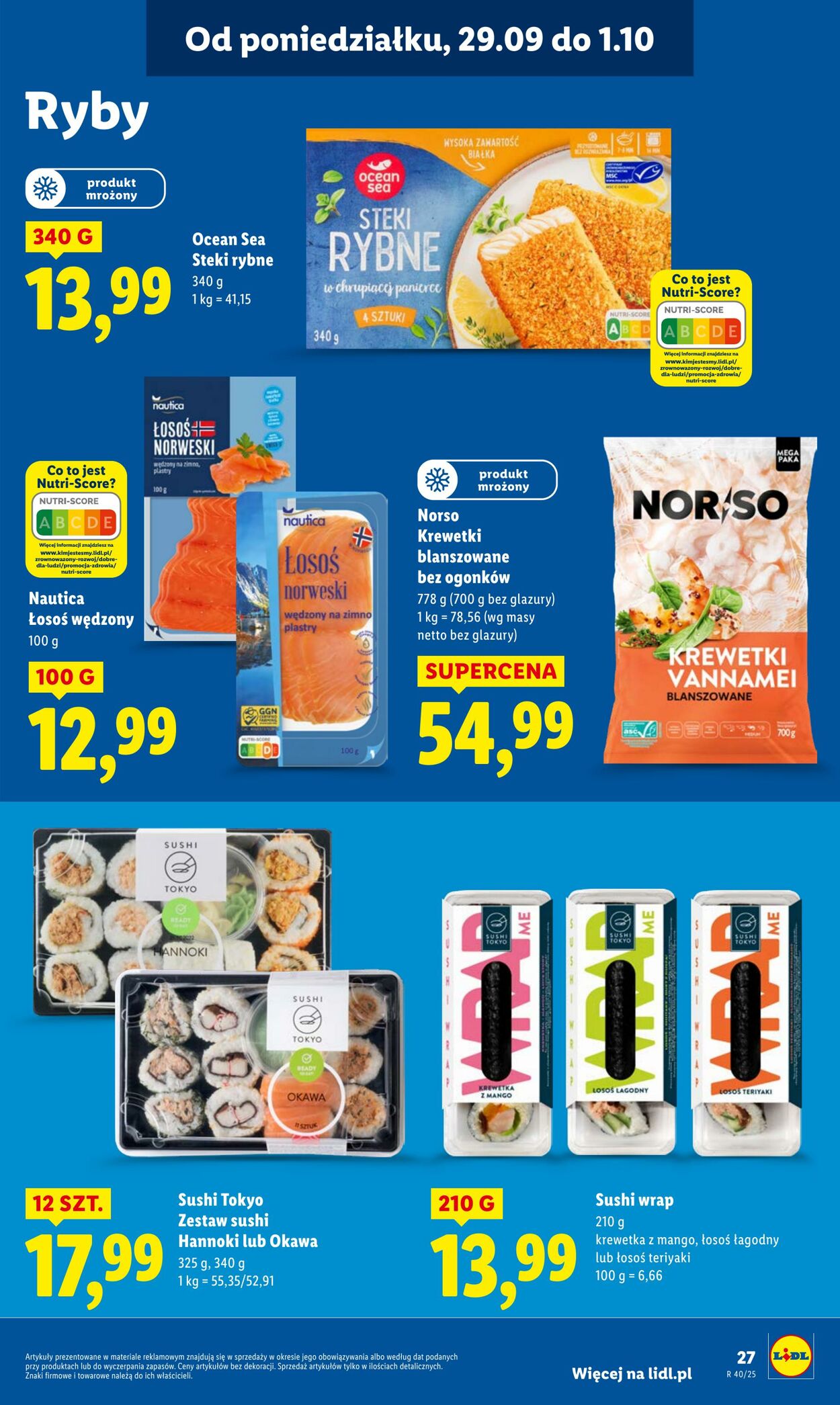 Gazetka Lidl 29.09.2025 - 01.10.2025