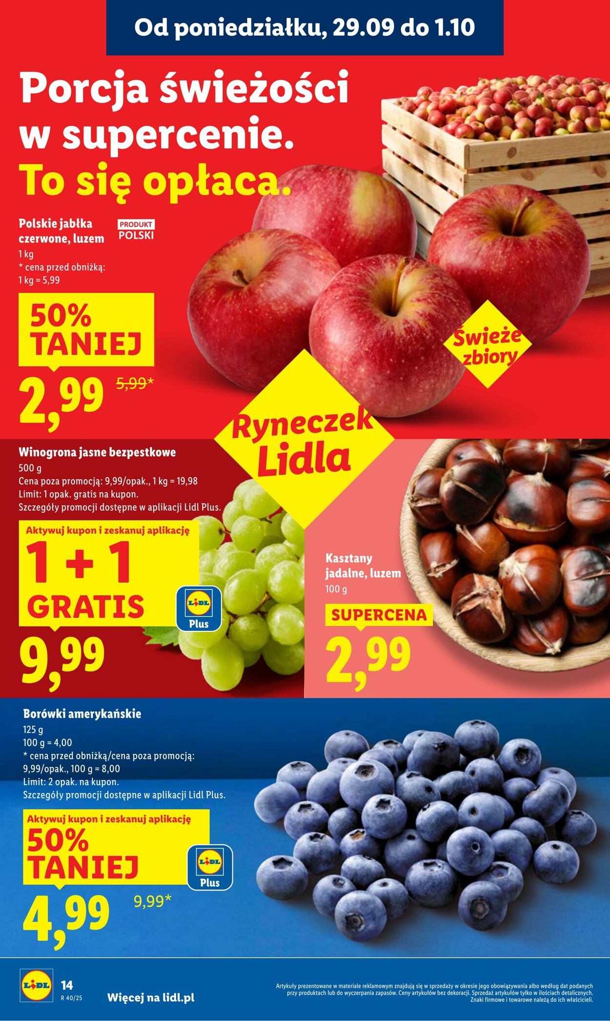 Gazetka Lidl 29.09.2025 - 01.10.2025