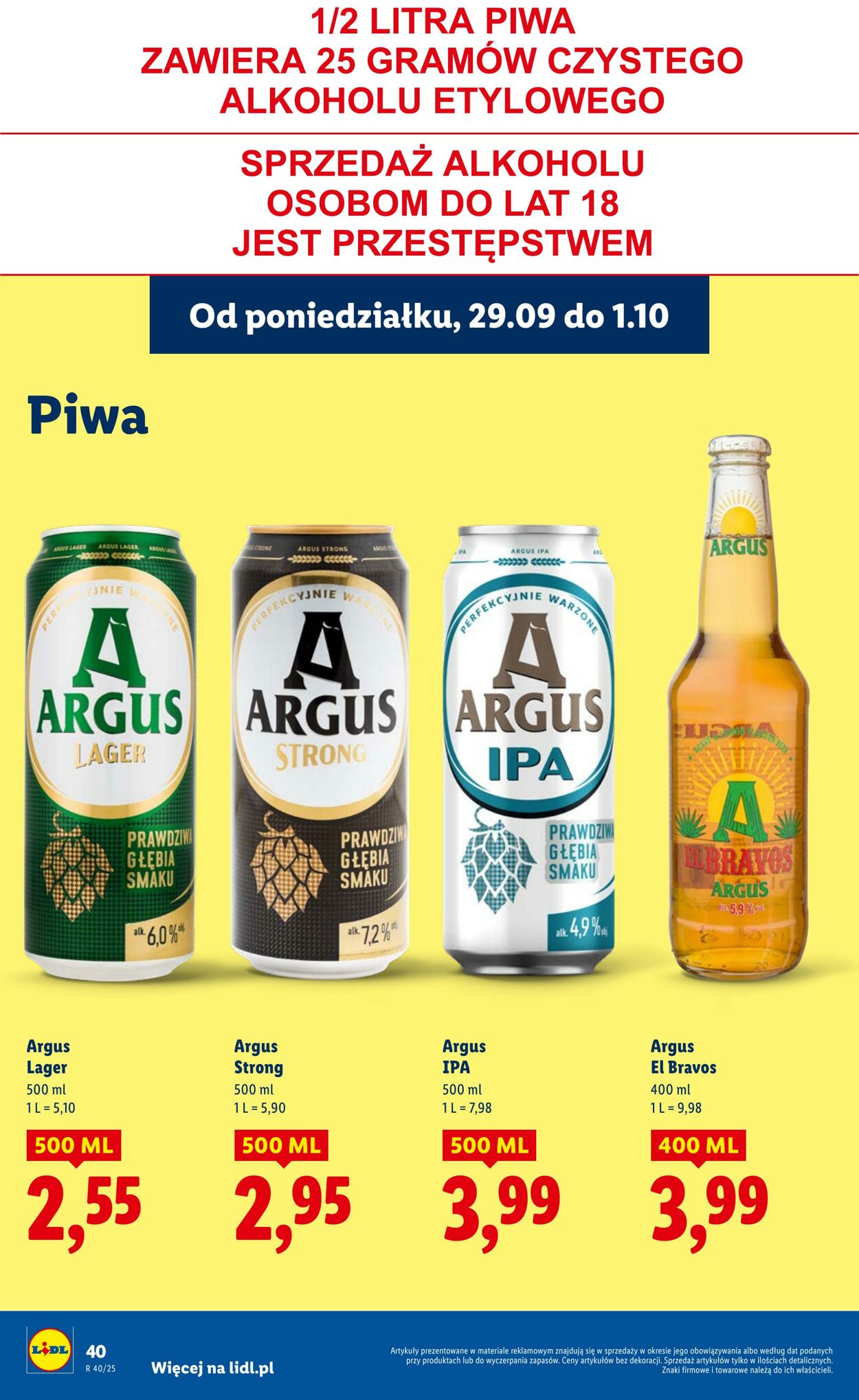 Gazetka Lidl 29.09.2025 - 01.10.2025
