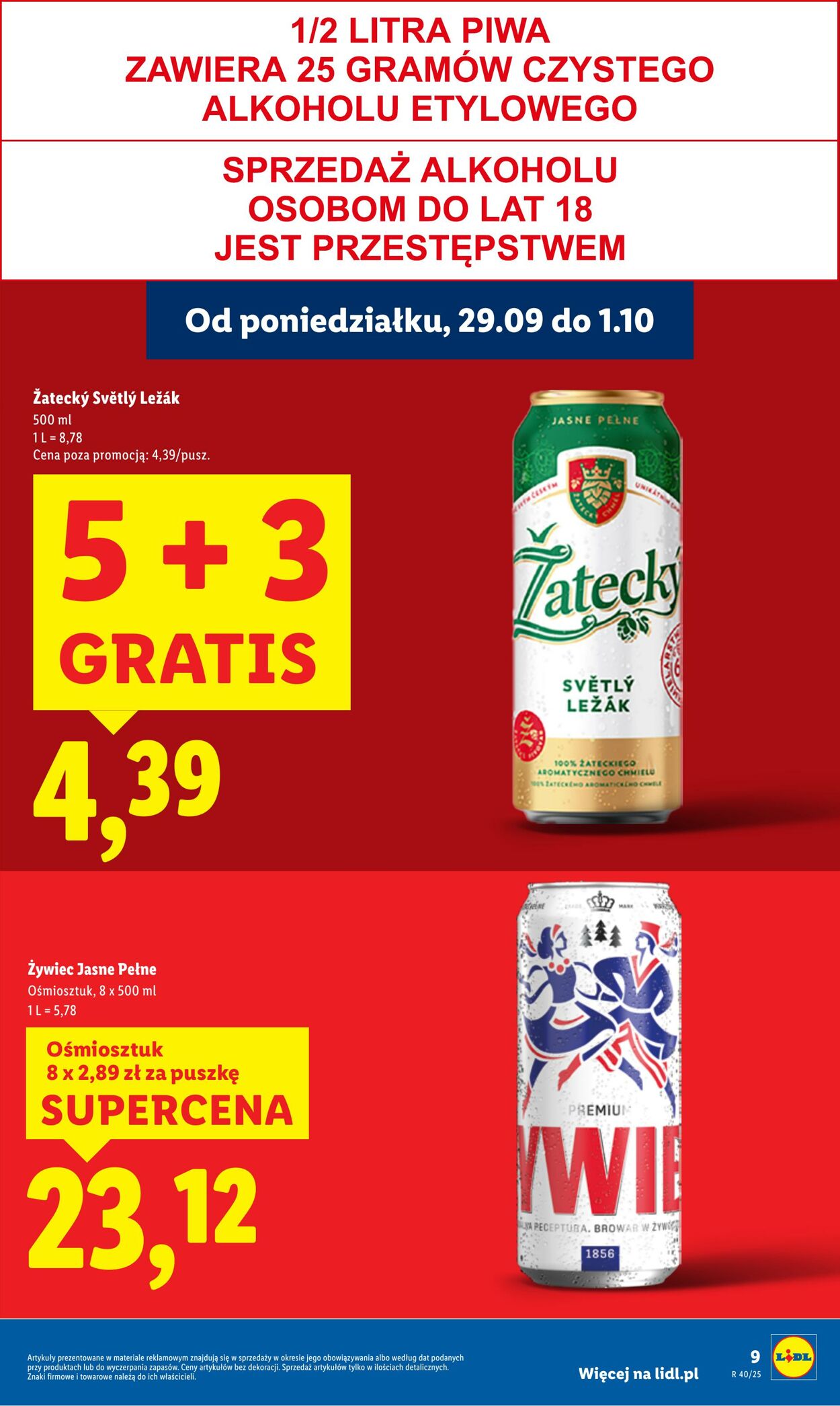 Gazetka Lidl 29.09.2025 - 01.10.2025