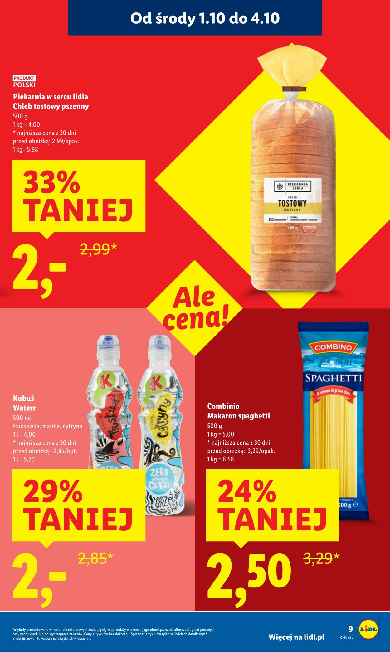 Gazetka Lidl 29.09.2025 - 01.10.2025