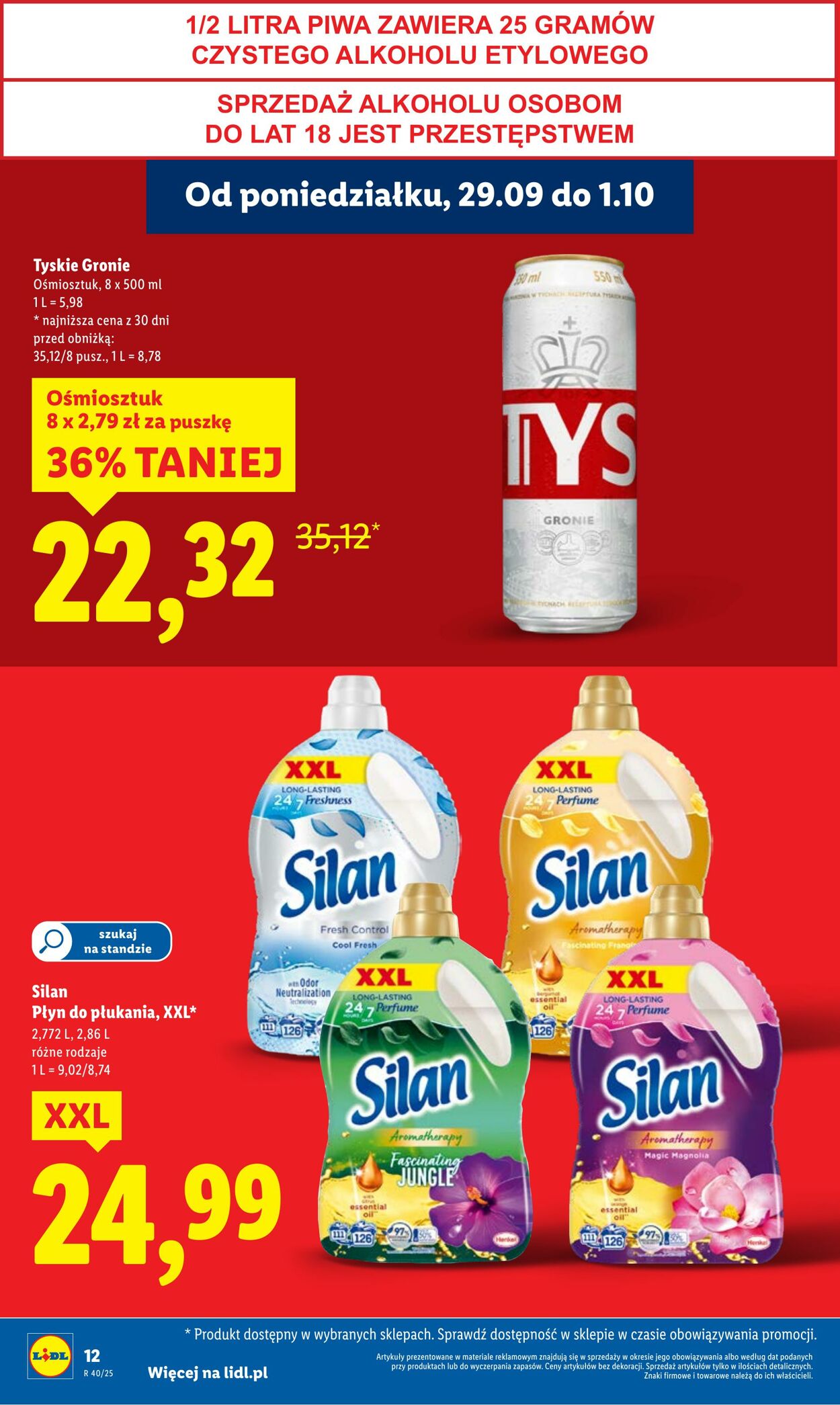Gazetka Lidl 29.09.2025 - 01.10.2025
