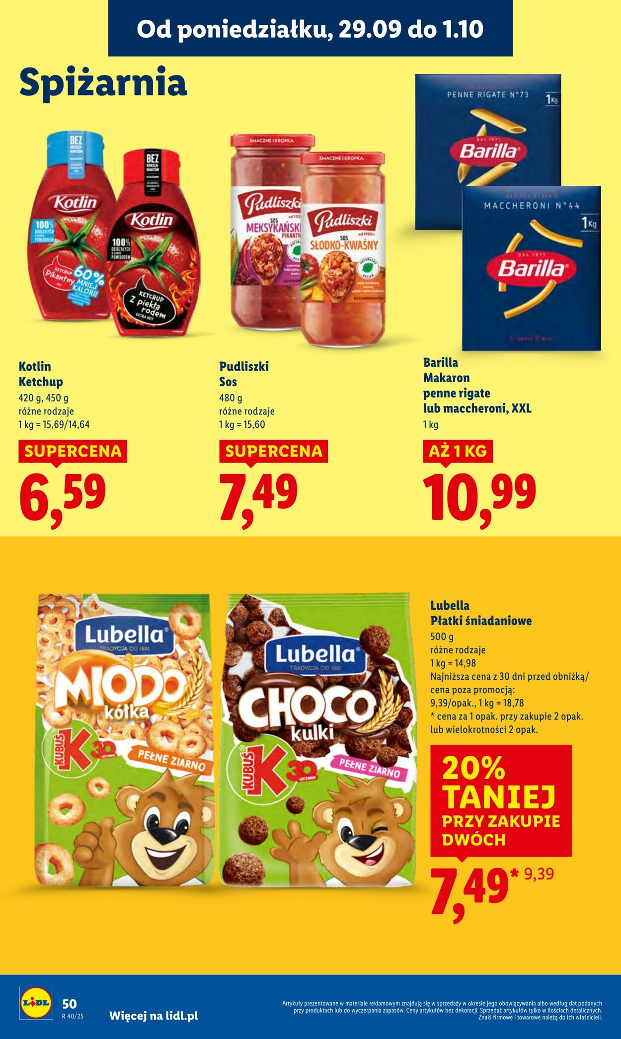 Gazetka Lidl 29.09.2025 - 01.10.2025