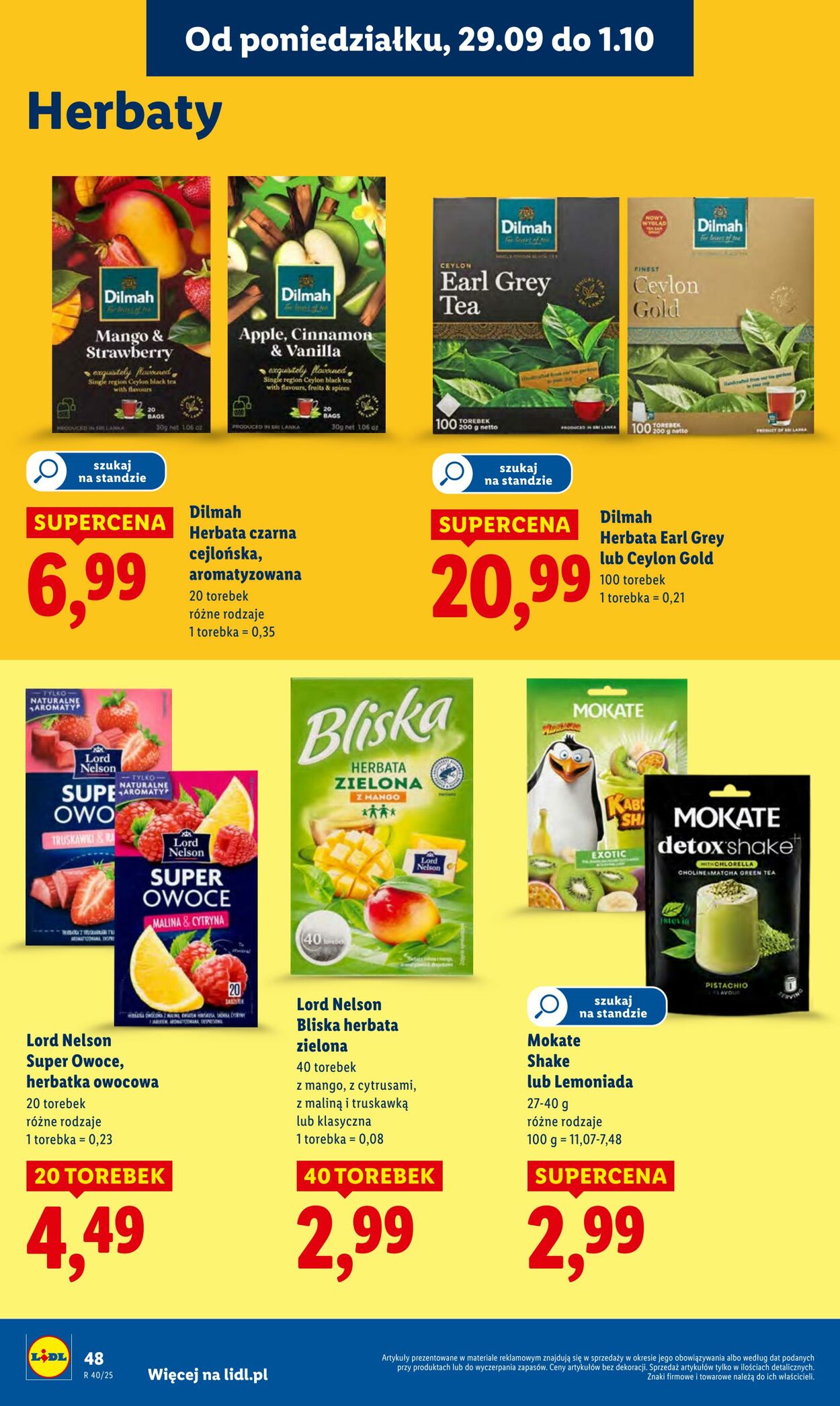 Gazetka Lidl 29.09.2025 - 01.10.2025