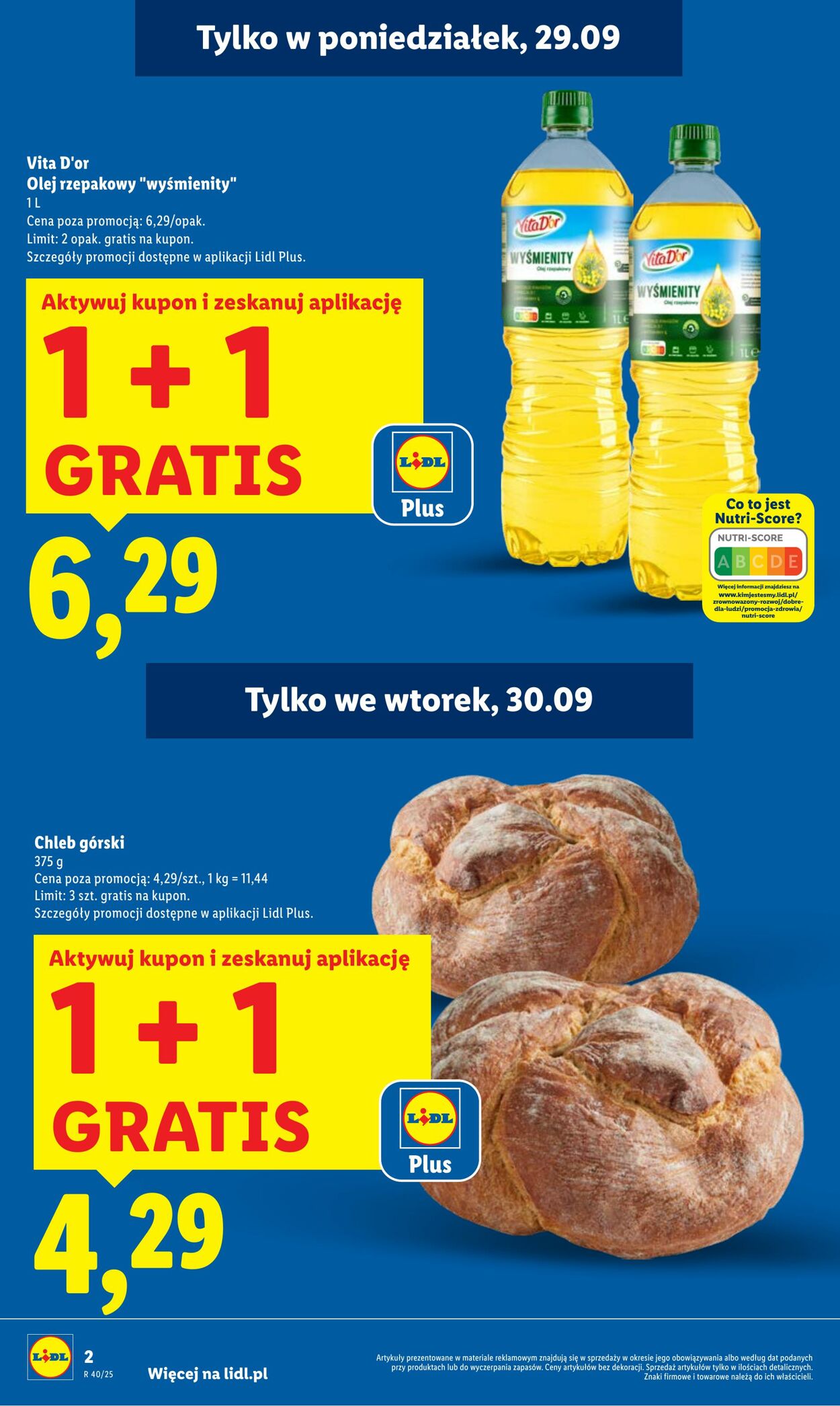 Gazetka Lidl 29.09.2025 - 01.10.2025