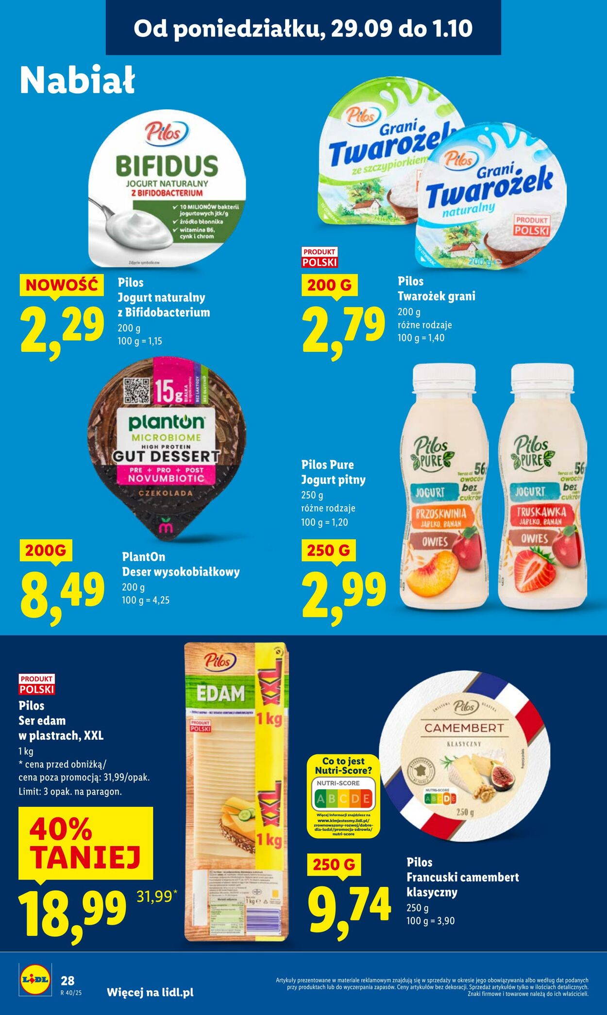 Gazetka Lidl 29.09.2025 - 01.10.2025