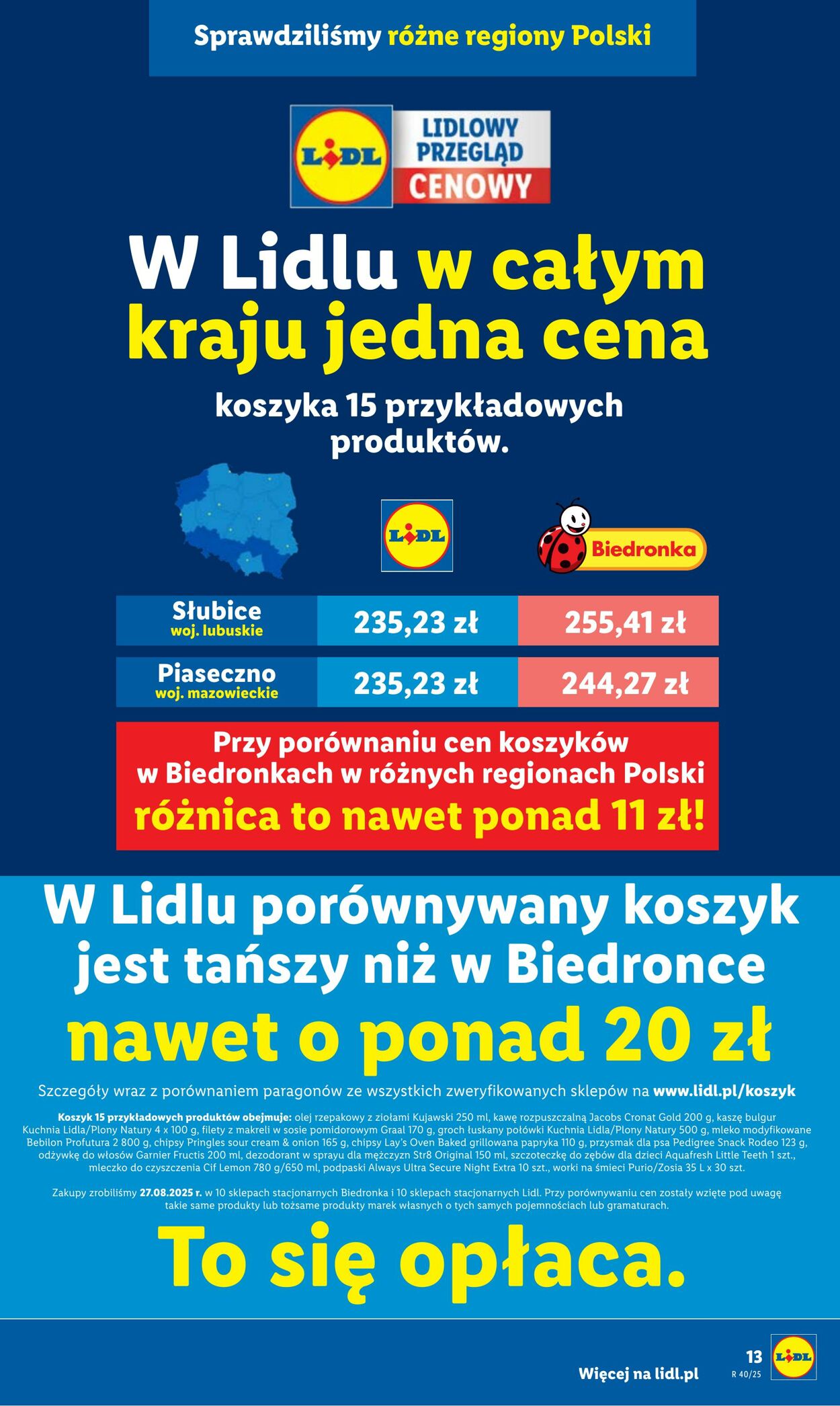 Gazetka Lidl 29.09.2025 - 01.10.2025