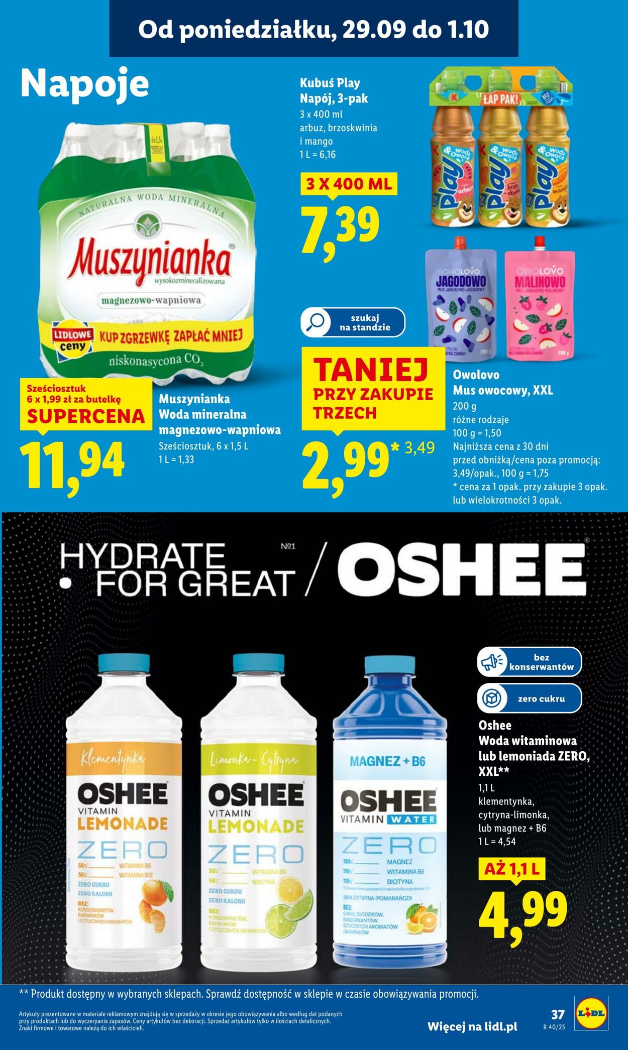 Gazetka Lidl 29.09.2025 - 01.10.2025