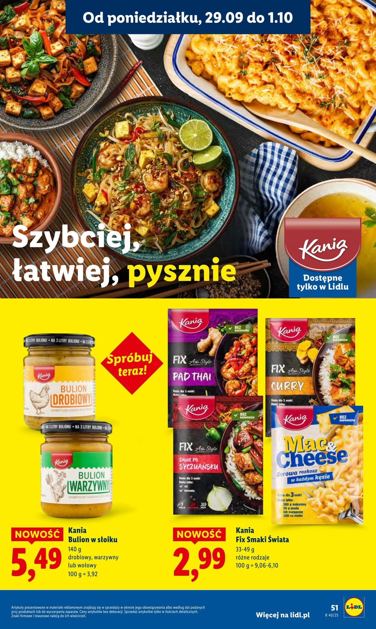 Gazetka Lidl 29.09.2025 - 01.10.2025