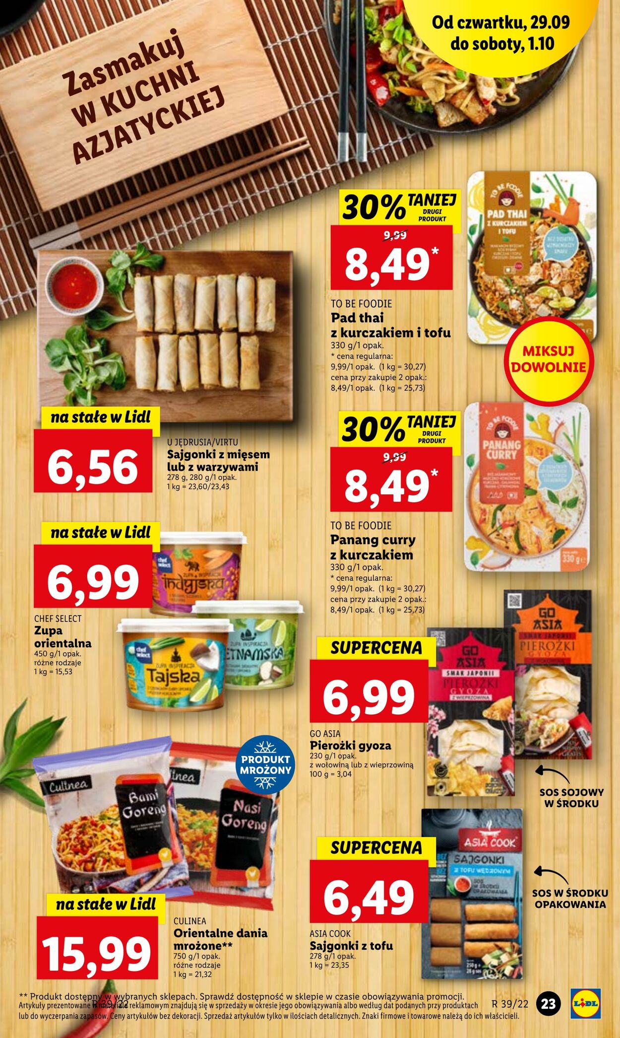 Gazetka Lidl 29.09.2022 - 01.10.2022