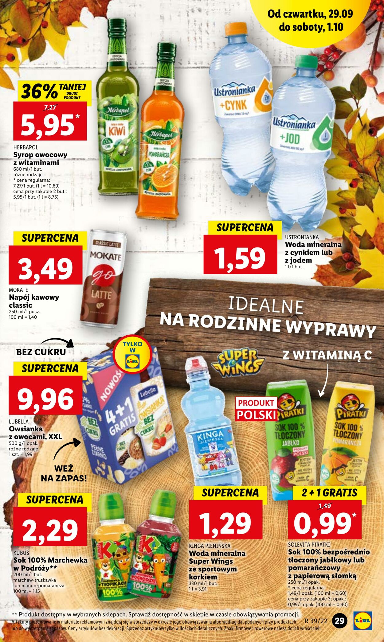 Gazetka Lidl 29.09.2022 - 01.10.2022