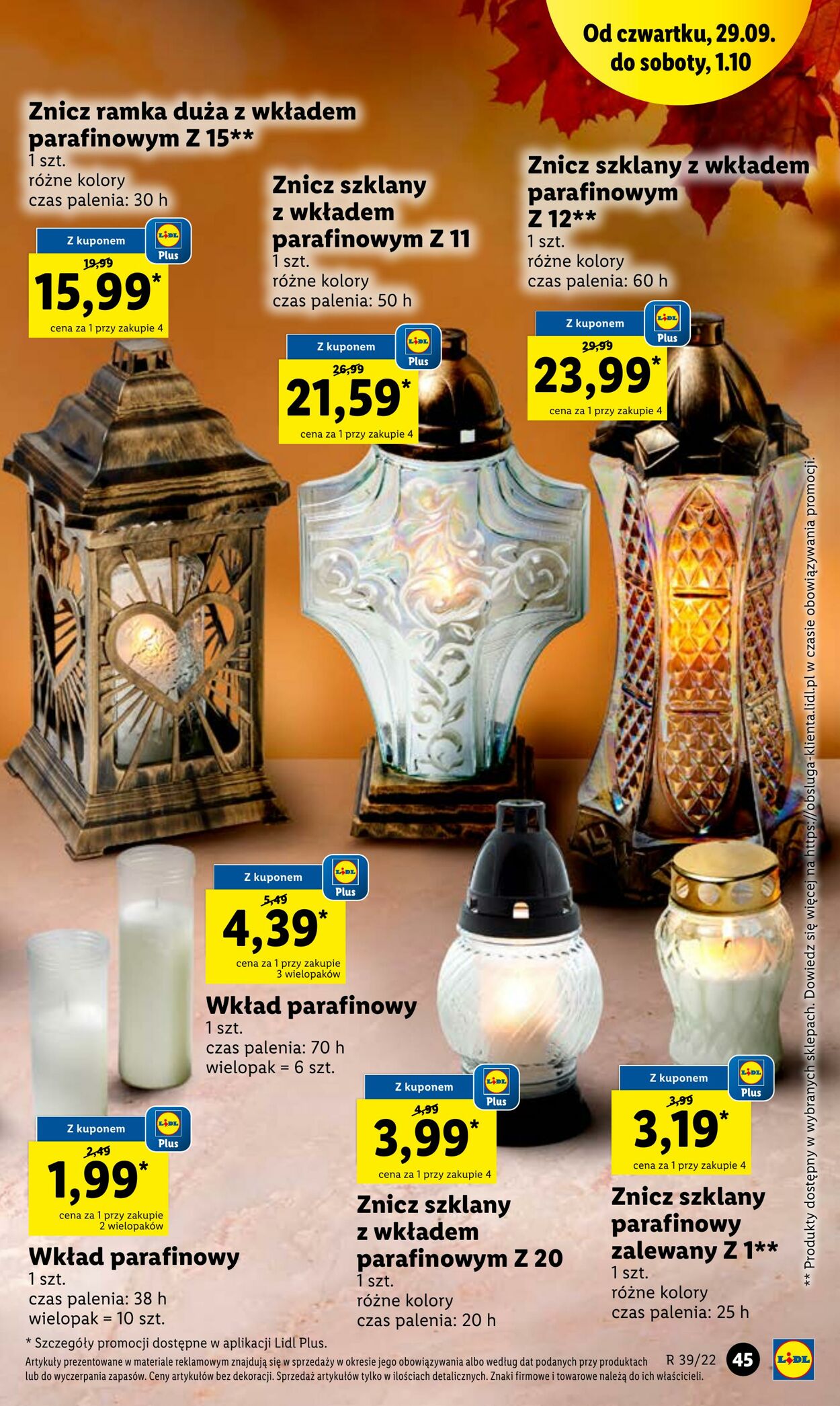 Gazetka Lidl 29.09.2022 - 01.10.2022