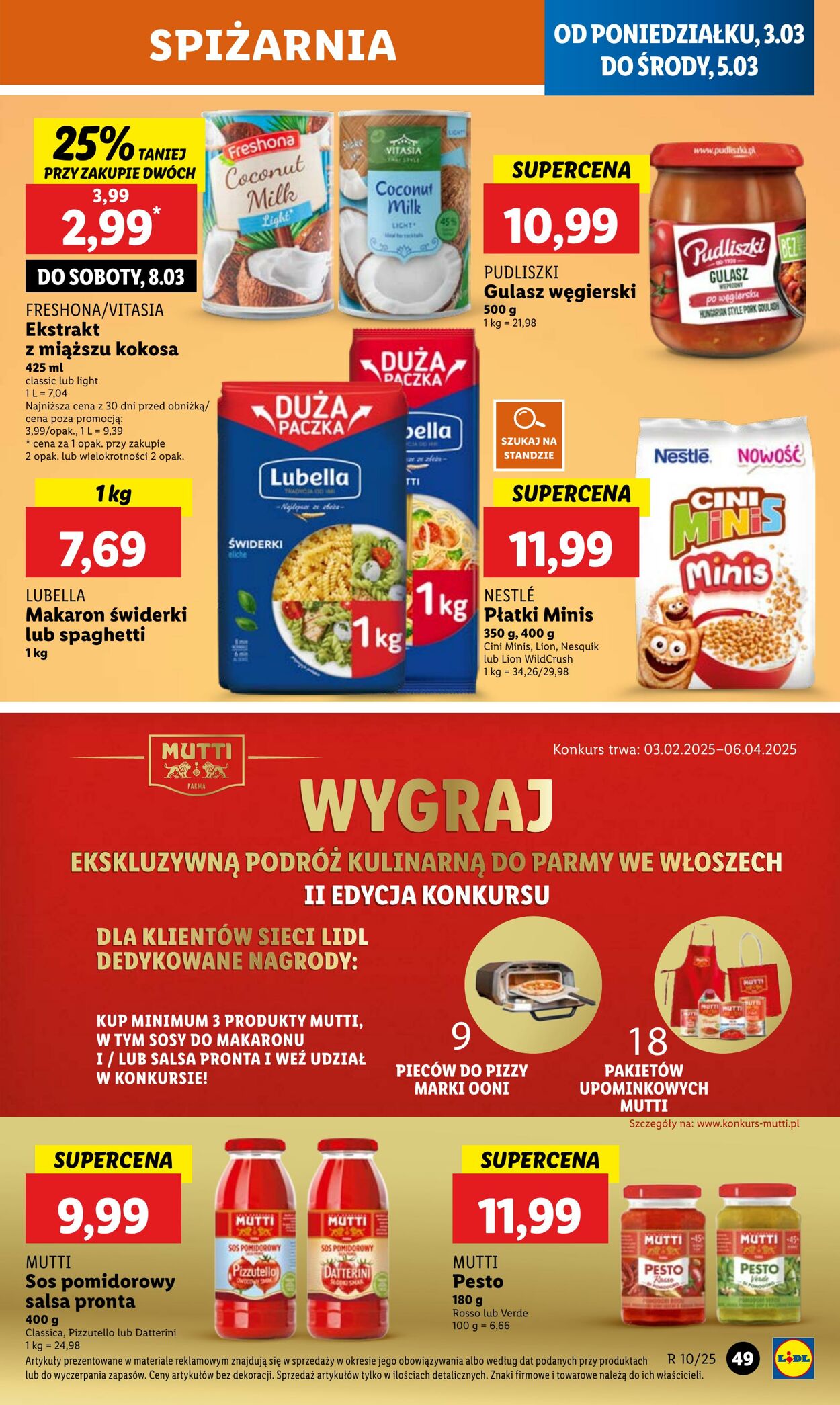 Gazetka Lidl 03.03.2025 - 05.03.2025