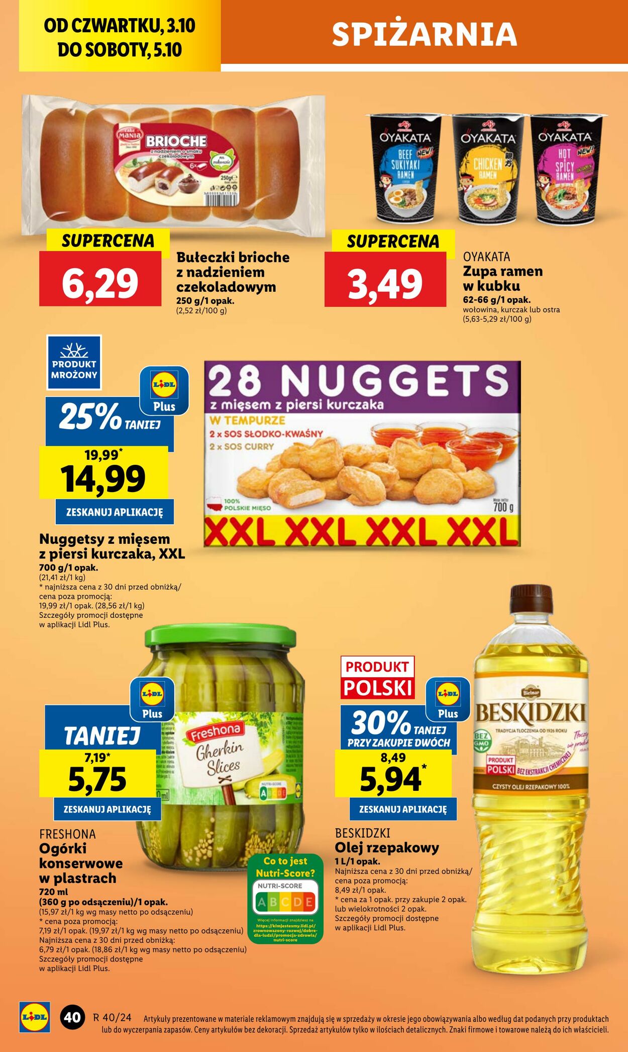 Gazetka Lidl 03.10.2024 - 05.10.2024