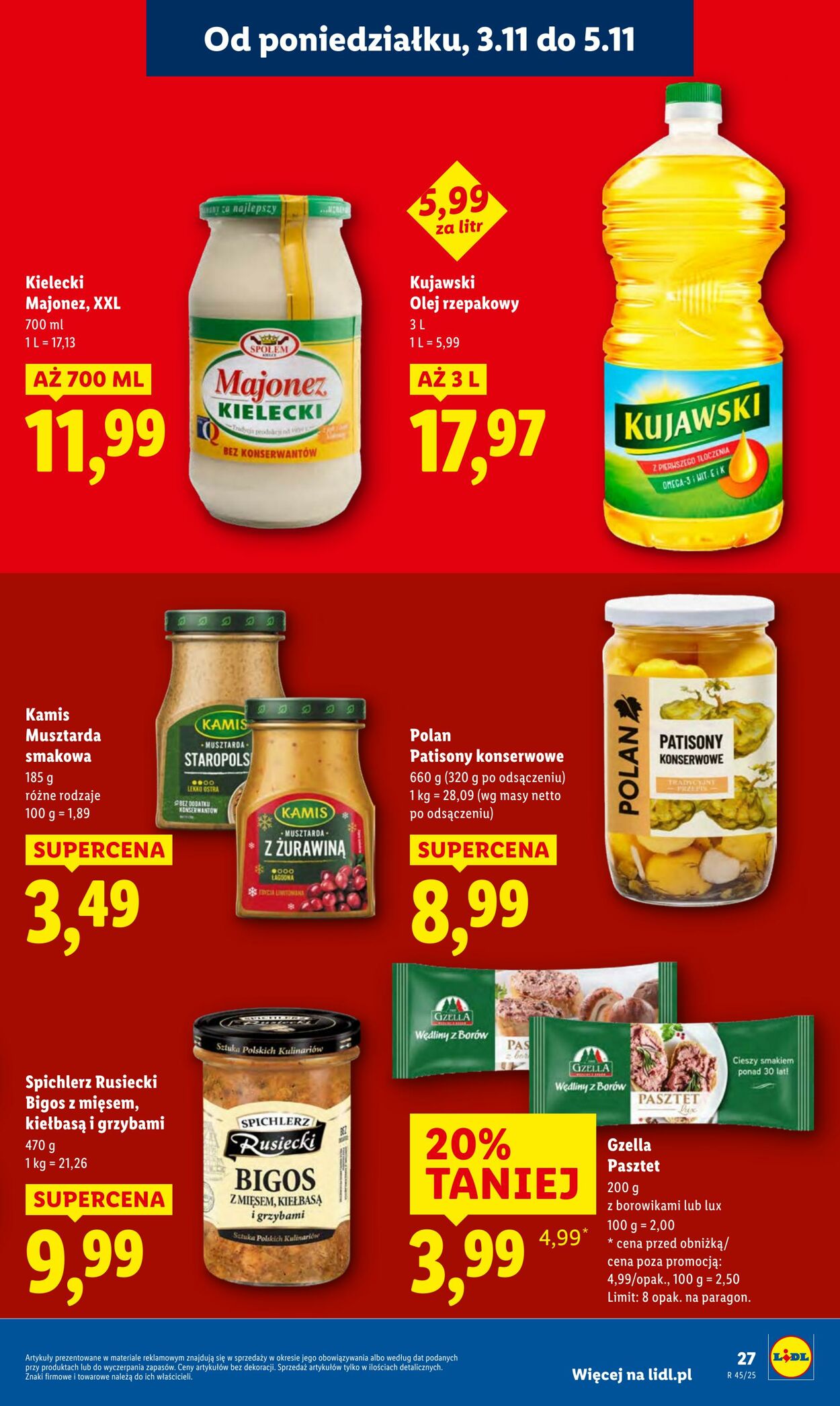 Gazetka Lidl 03.11.2025 - 05.11.2025