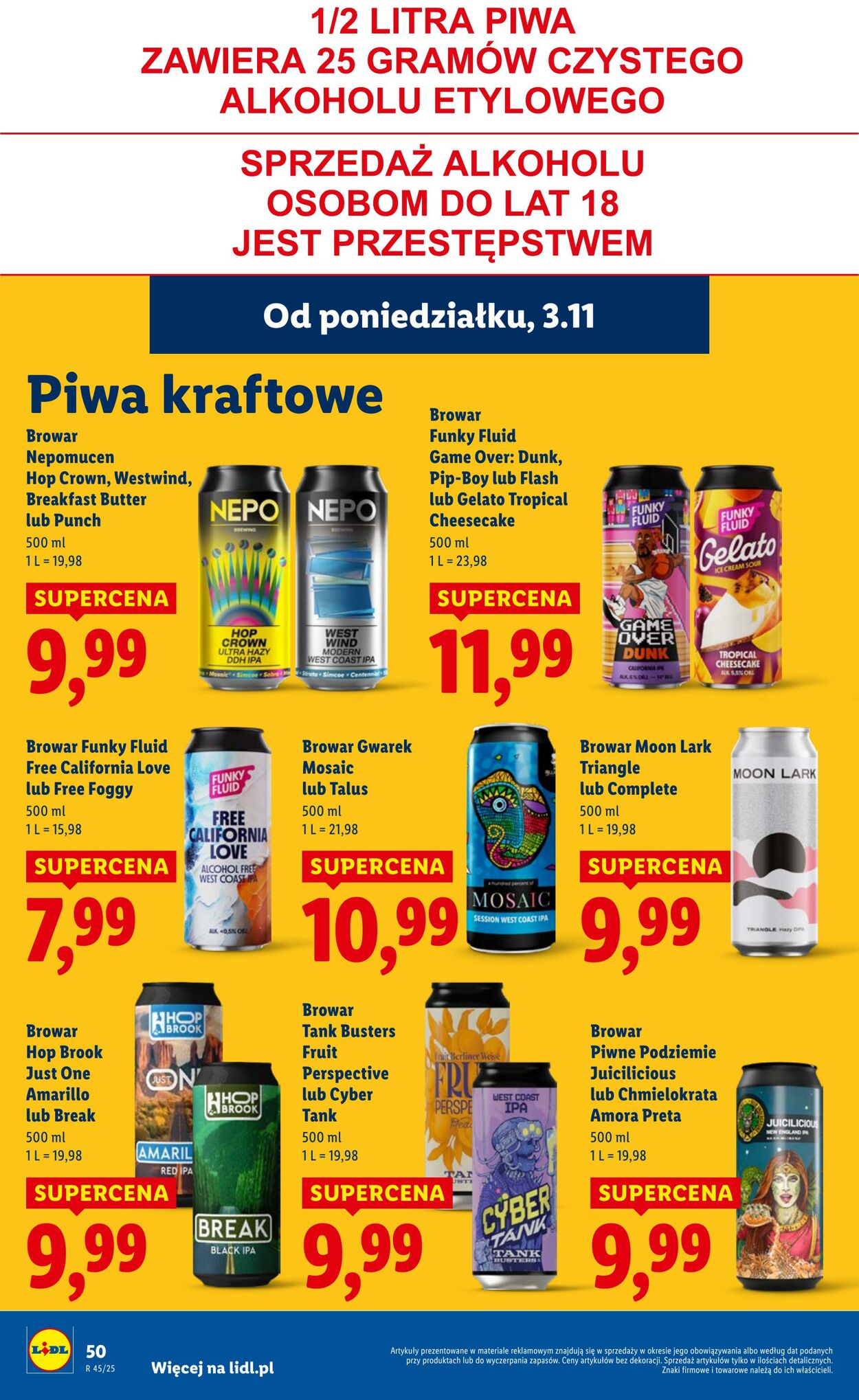 Gazetka Lidl 03.11.2025 - 05.11.2025
