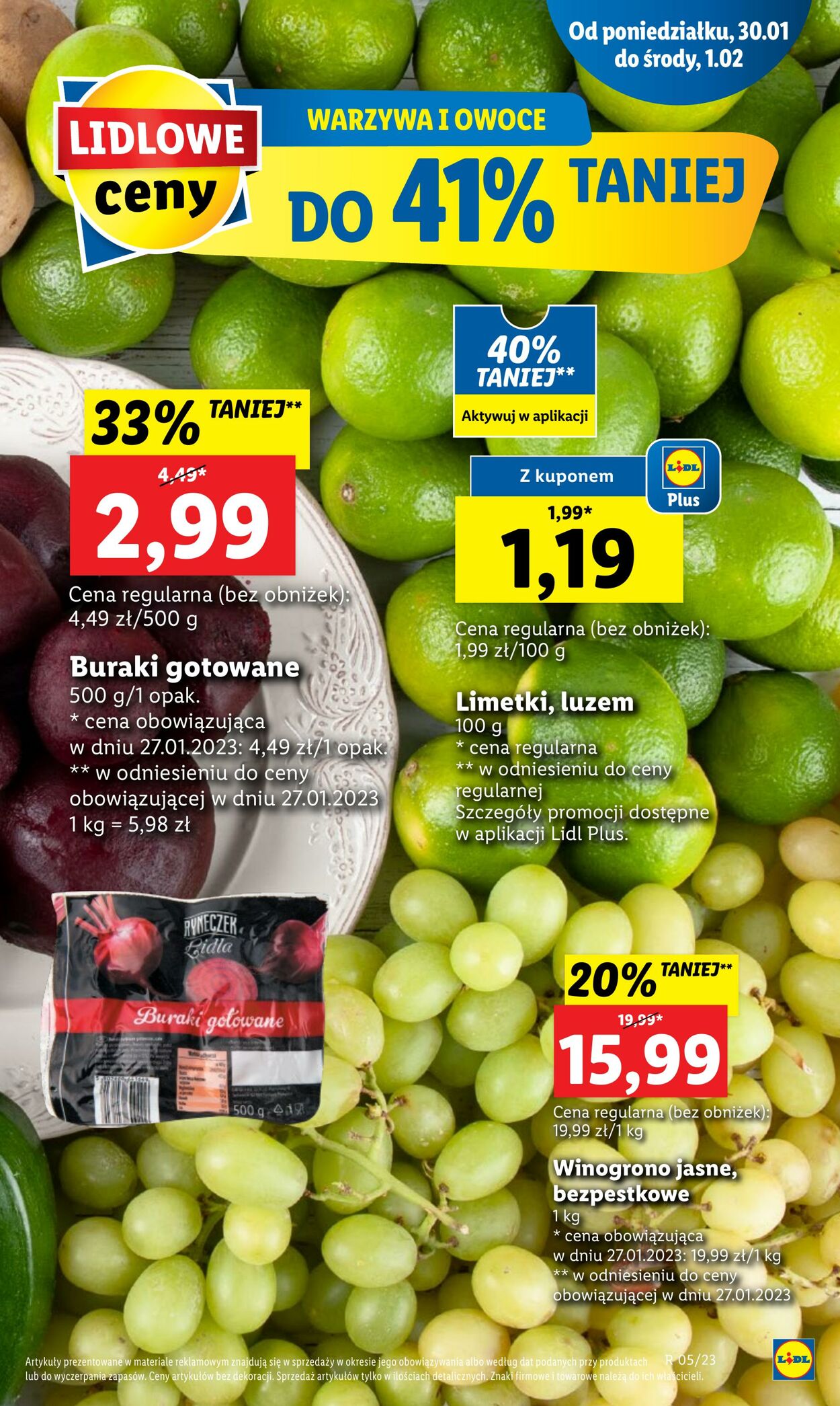 Gazetka Lidl 30.01.2023 - 01.02.2023